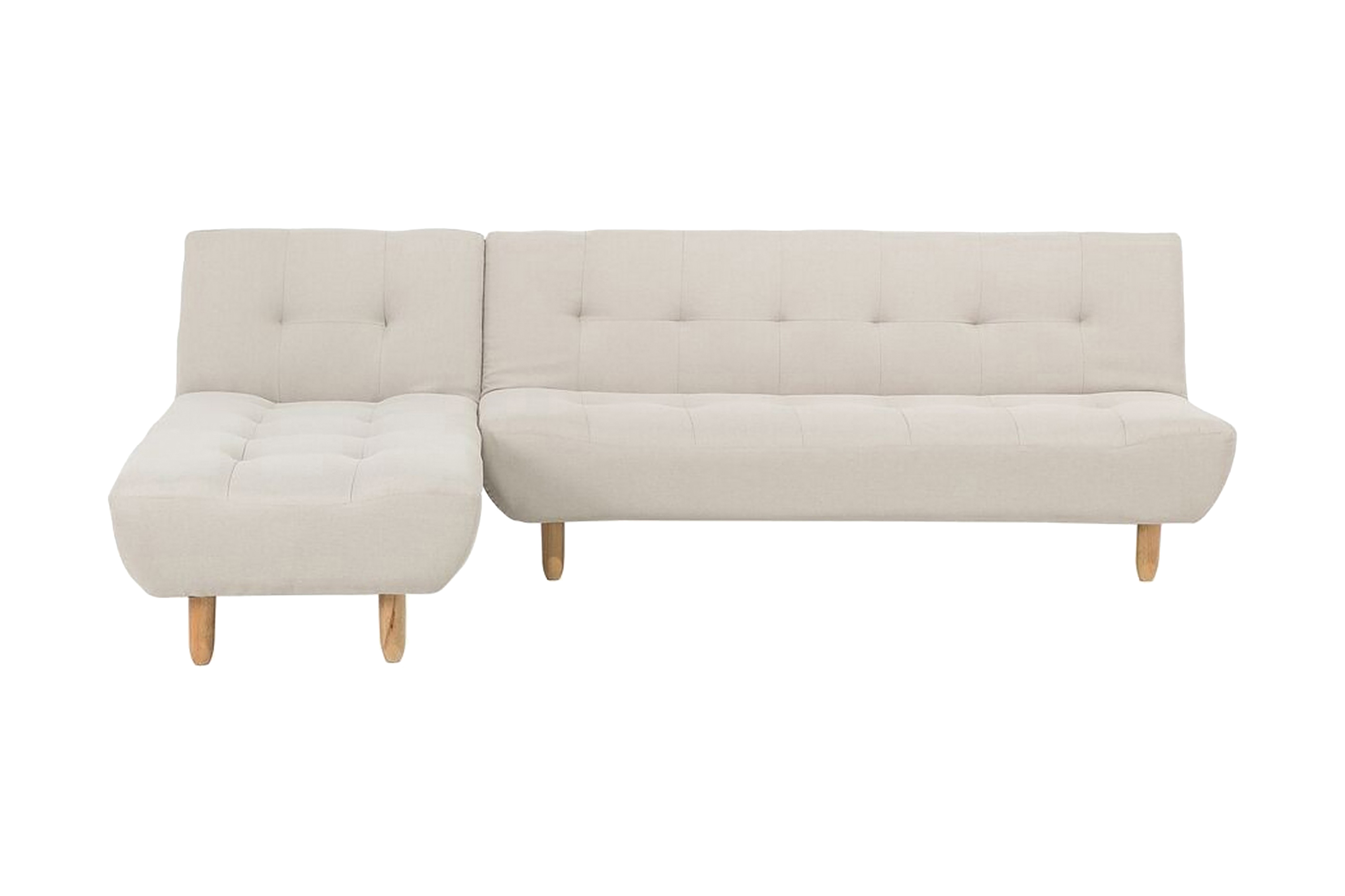 4-sits Hörnbäddsoffa Strauman Vit