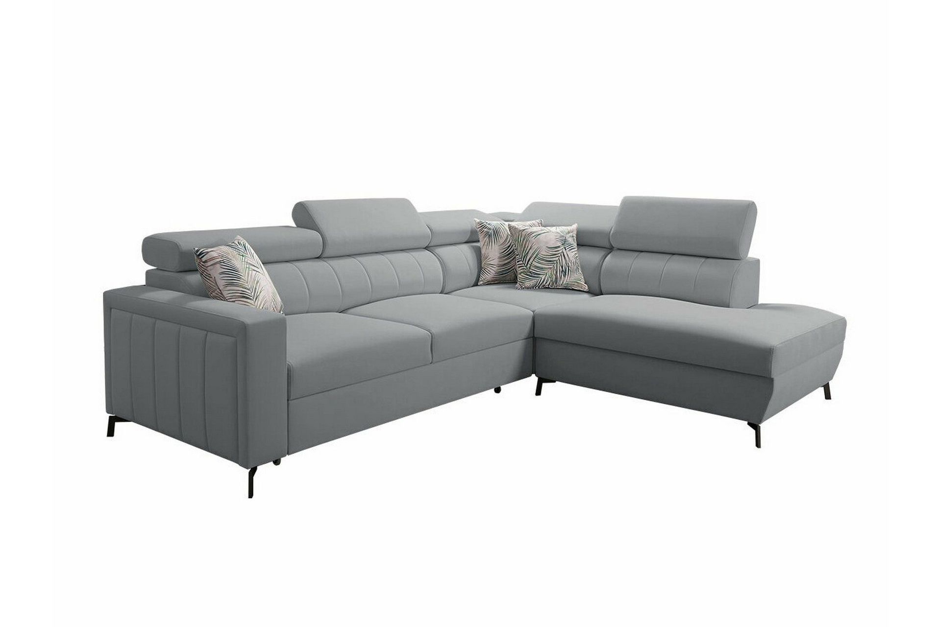 Galbally 3-sits H&ouml;rnb&auml;ddsoffa Grey/Light grey -