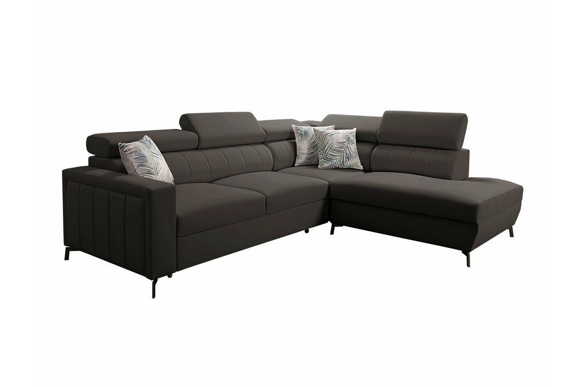 Galbally 3-sits H&ouml;rnb&auml;ddsoffa NO_BRAND Dark brown -