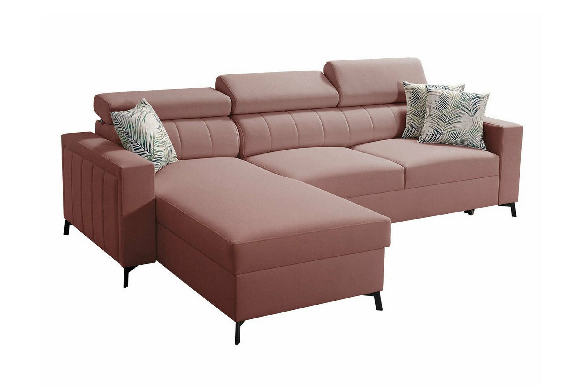 Galbally 3-sits H&ouml;rnb&auml;ddsoffa Pink -