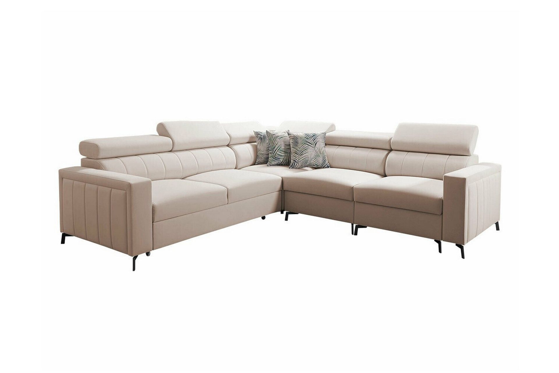 Galbally 4-sits H&ouml;rnb&auml;ddsoffa beige -