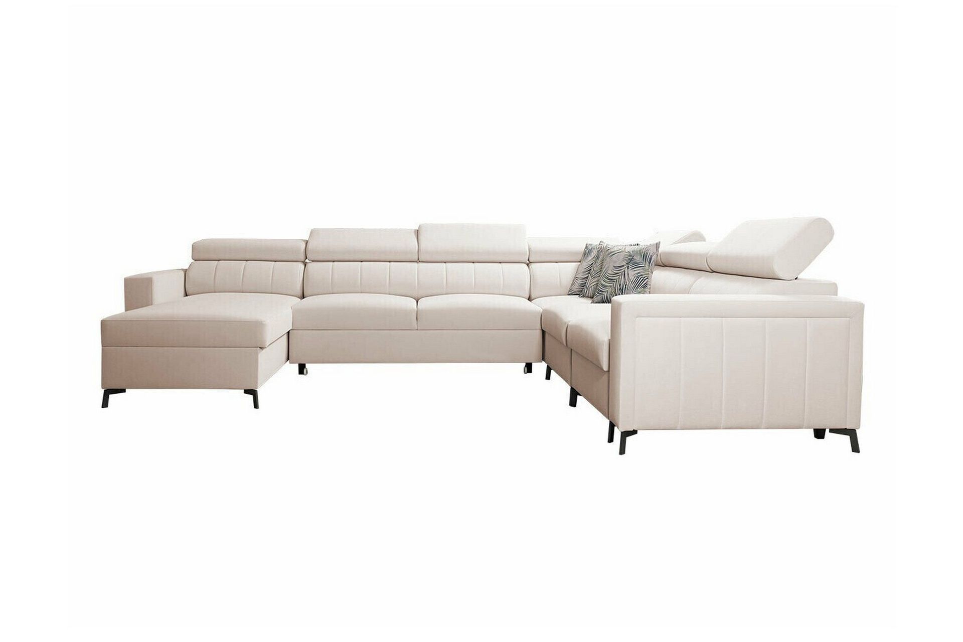 Galbally 5-sits H&ouml;rnb&auml;ddsoffa beige -