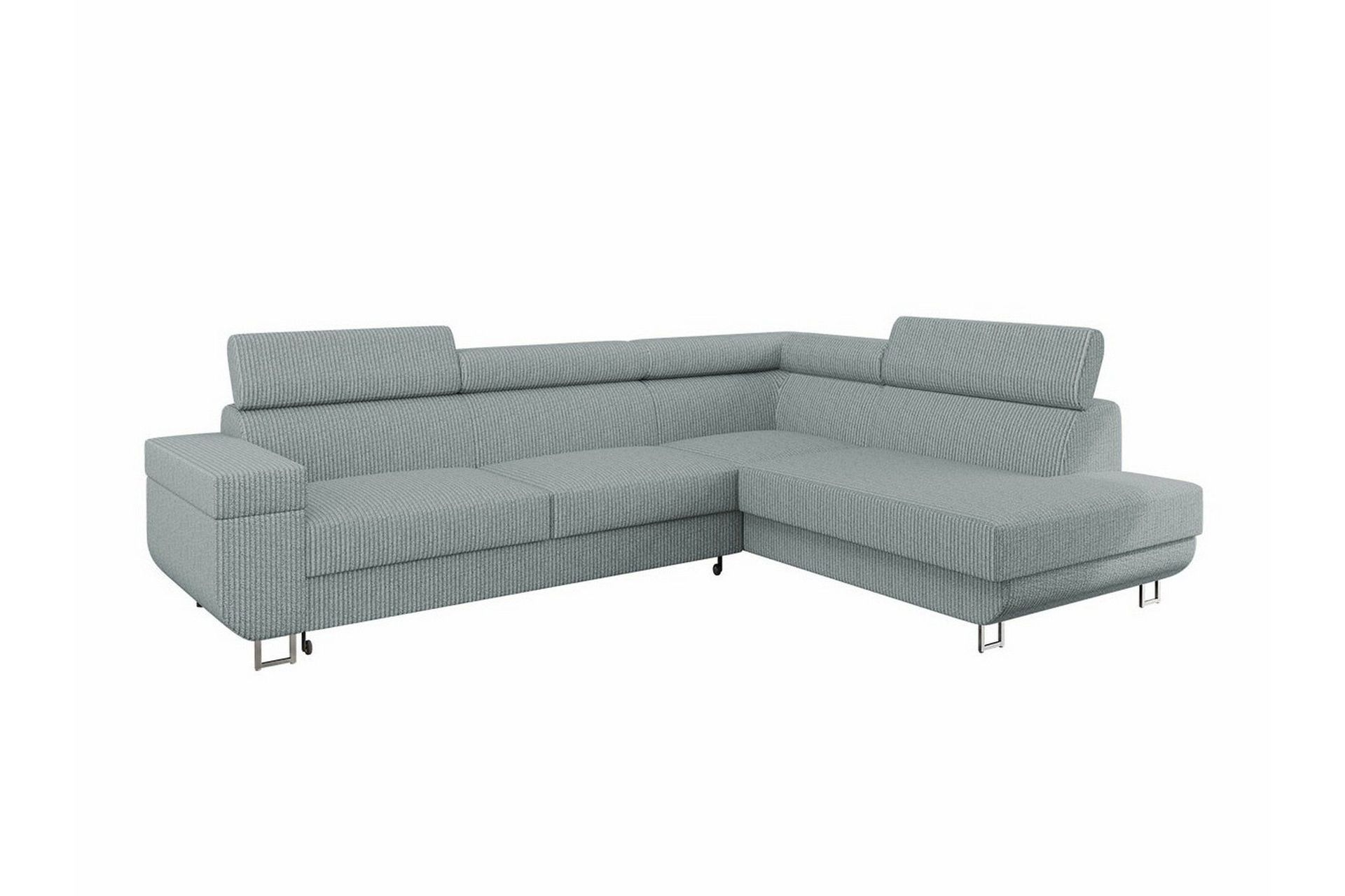 Kintore 3-sits H&ouml;rnb&auml;ddsoffa Light grey/Dark grey -