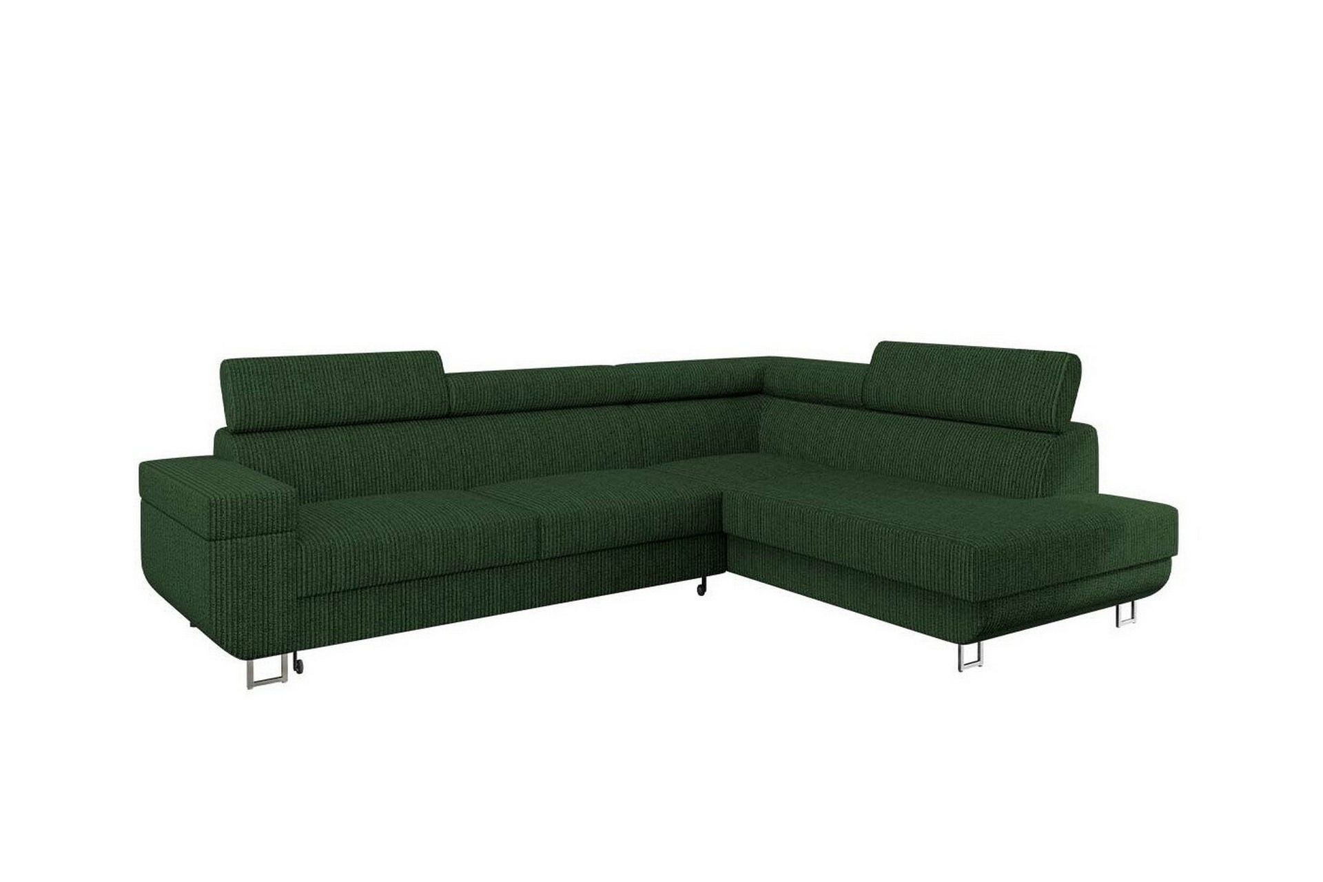 Kintore 3-sits H&ouml;rnb&auml;ddsoffa NO_BRAND Dark green -