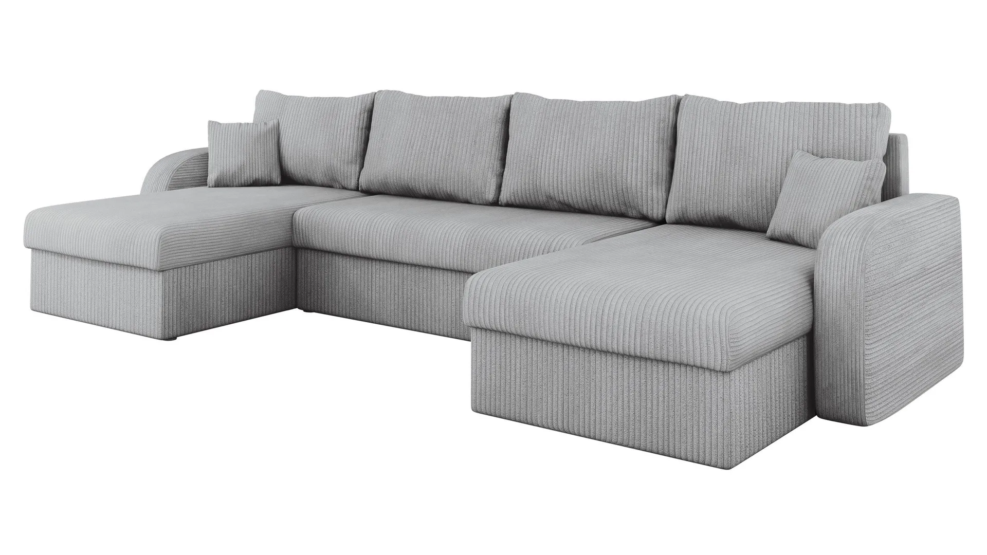 Kintore 4-sits Hörnbäddsoffa Black/Grey -