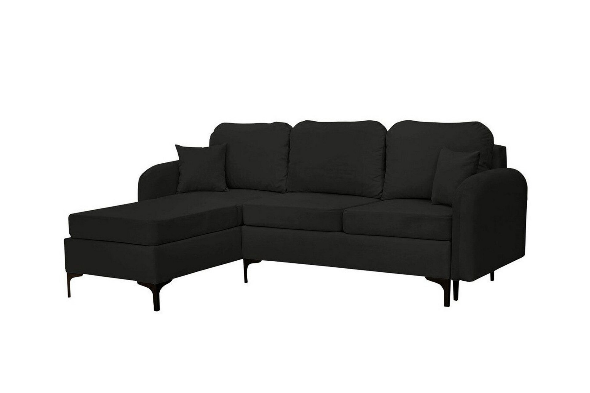 Knocklong 3-sits H&ouml;rnb&auml;ddsoffa Black -