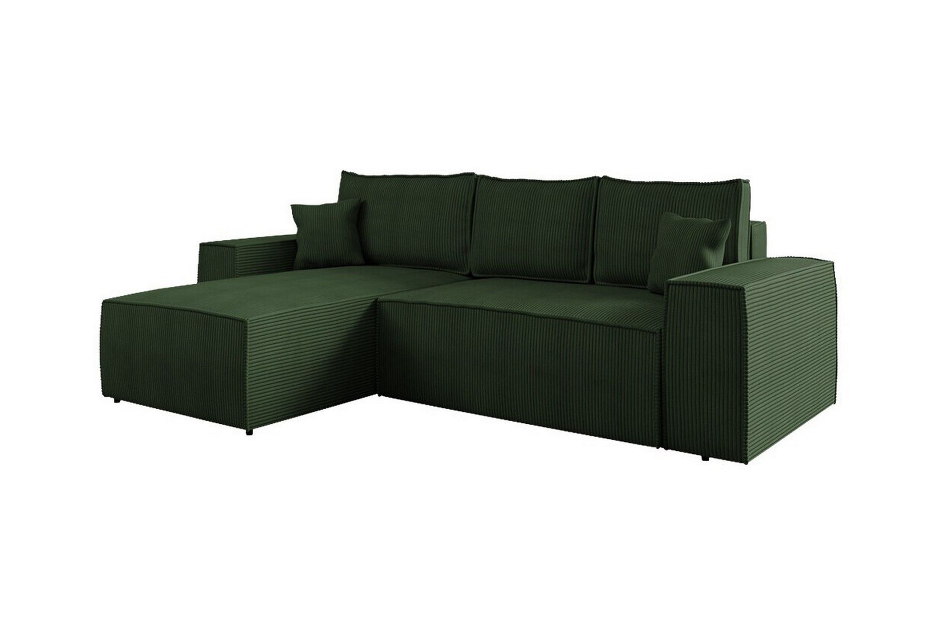 Knocklong 3-sits Hörnbäddsoffa - Grön
