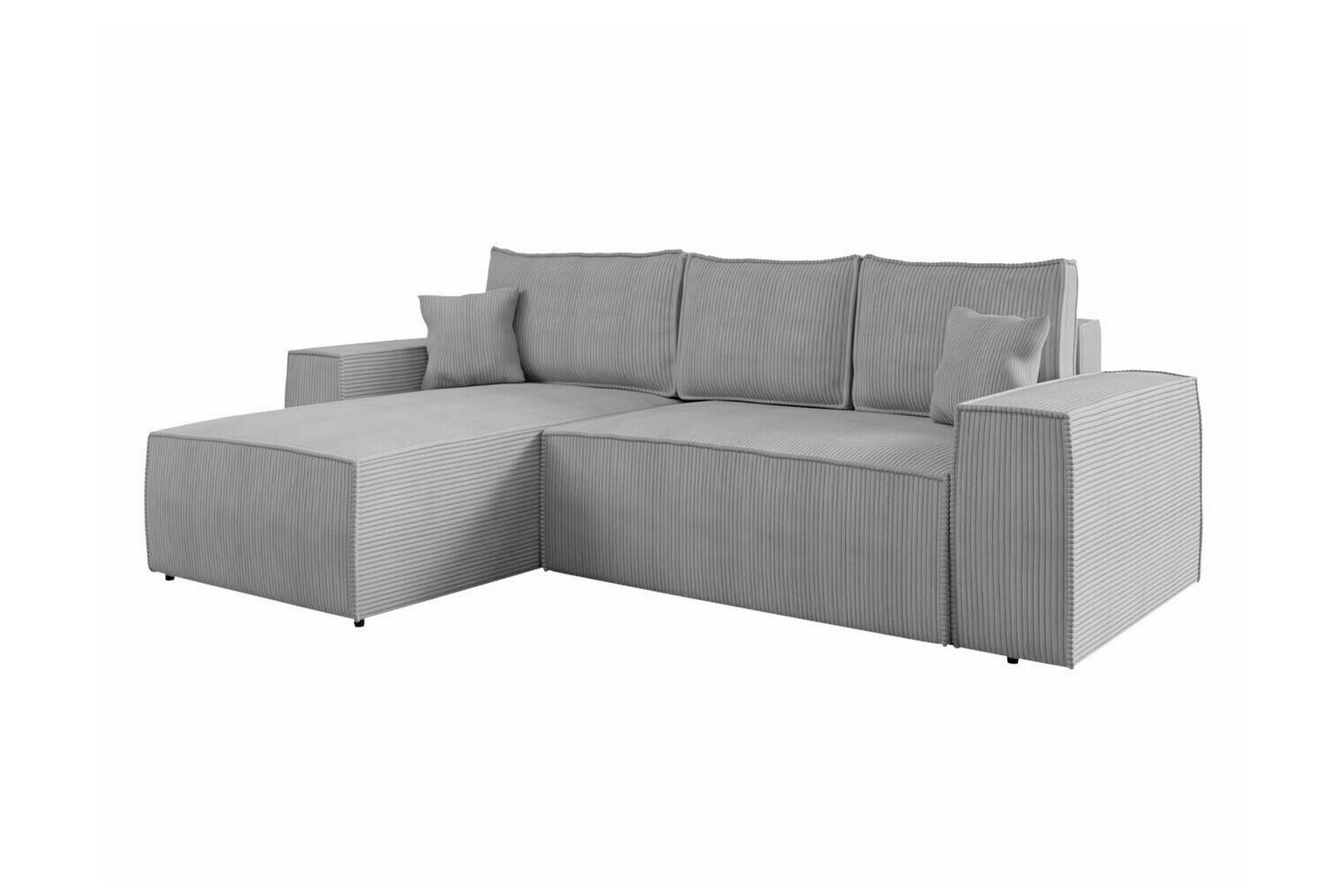 Knocklong 3-sits H&ouml;rnb&auml;ddsoffa - Ljusgr&aring;