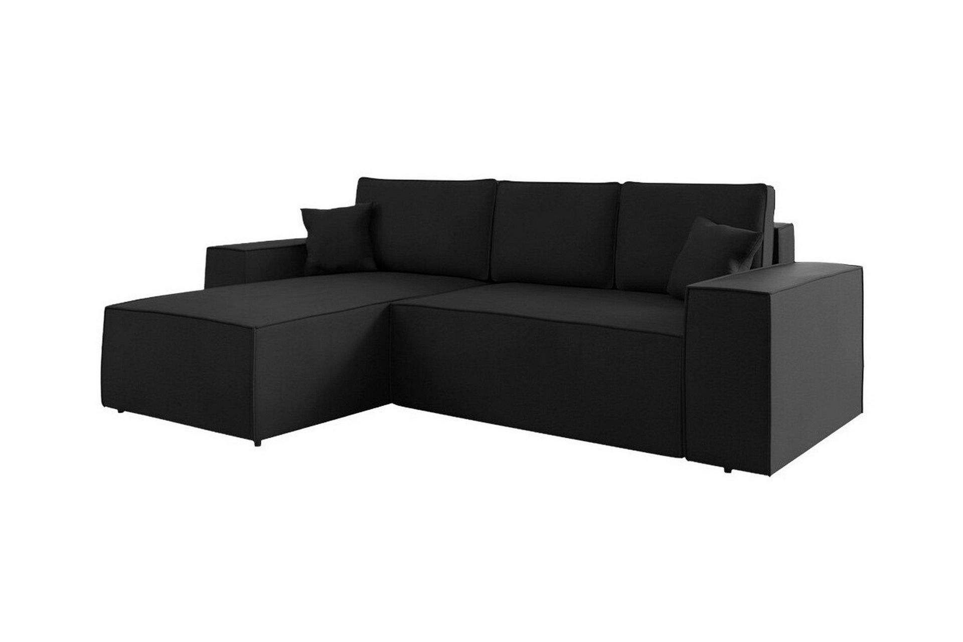 Knocklong 3-sits H&ouml;rnb&auml;ddsoffa - Svart