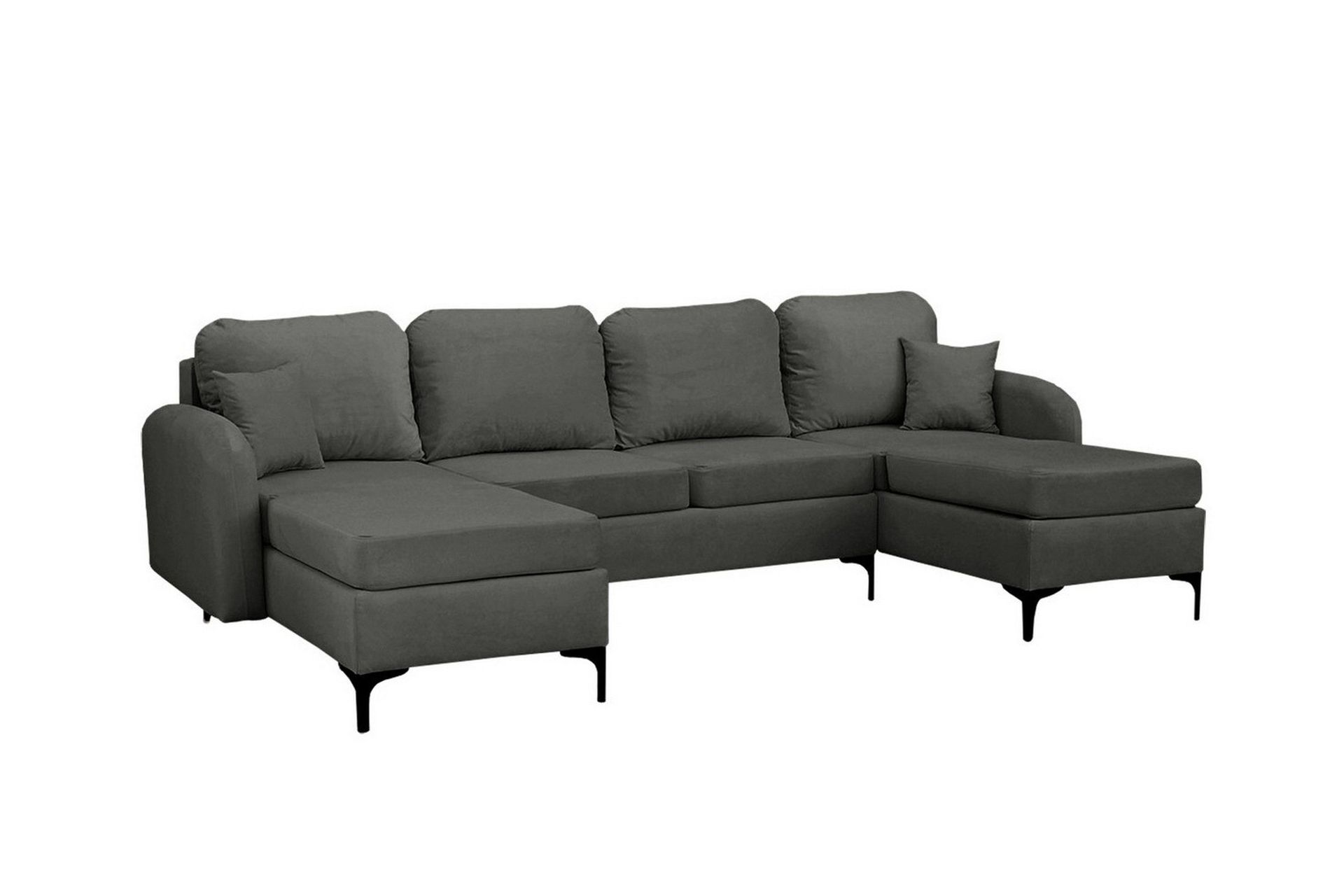 Knocklong 4-sits H&ouml;rnb&auml;ddsoffa Dark grey -