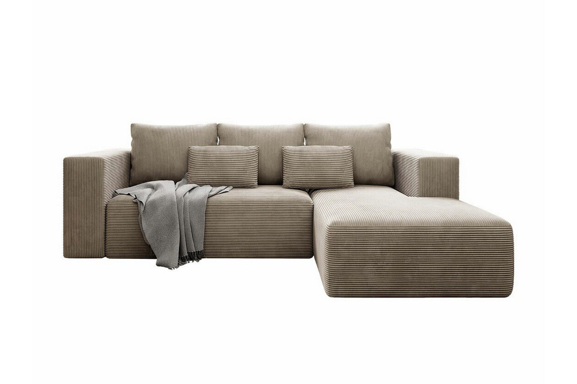 Listowel 3-sits Hörnbäddsoffa Beige/Light beige -