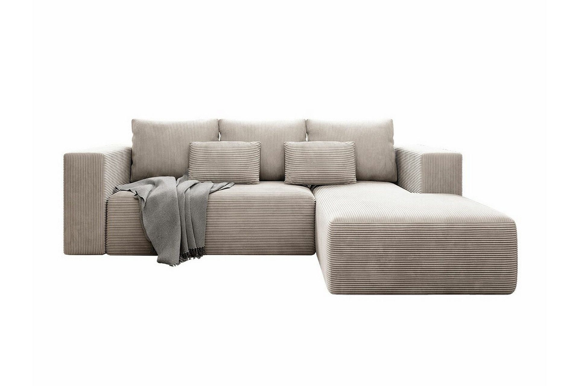 Listowel 3-sits Hörnbäddsoffa NO_BRAND Beige/Light beige -