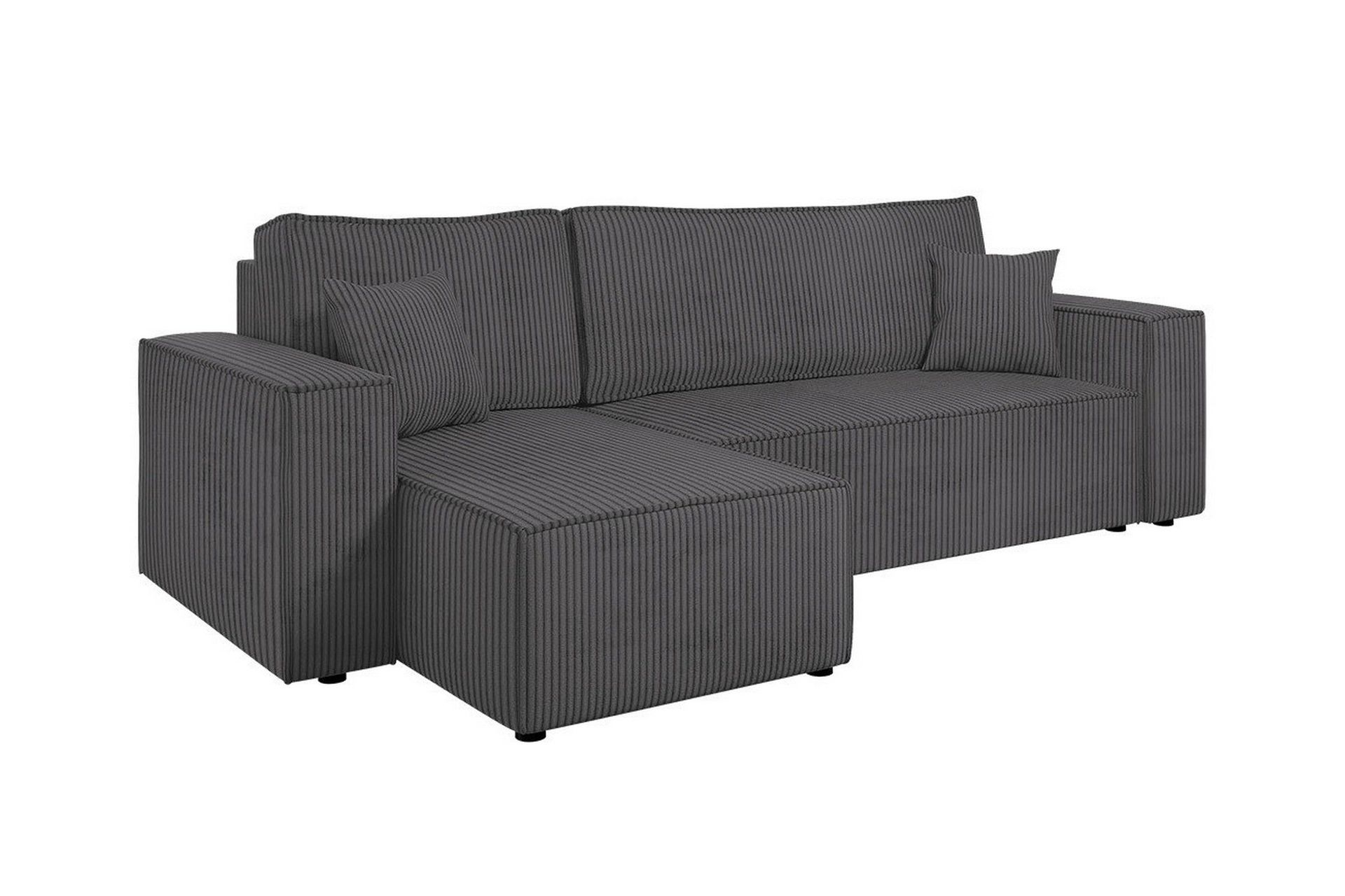 Magston 3-sits Hörnbäddsoffa - Grå