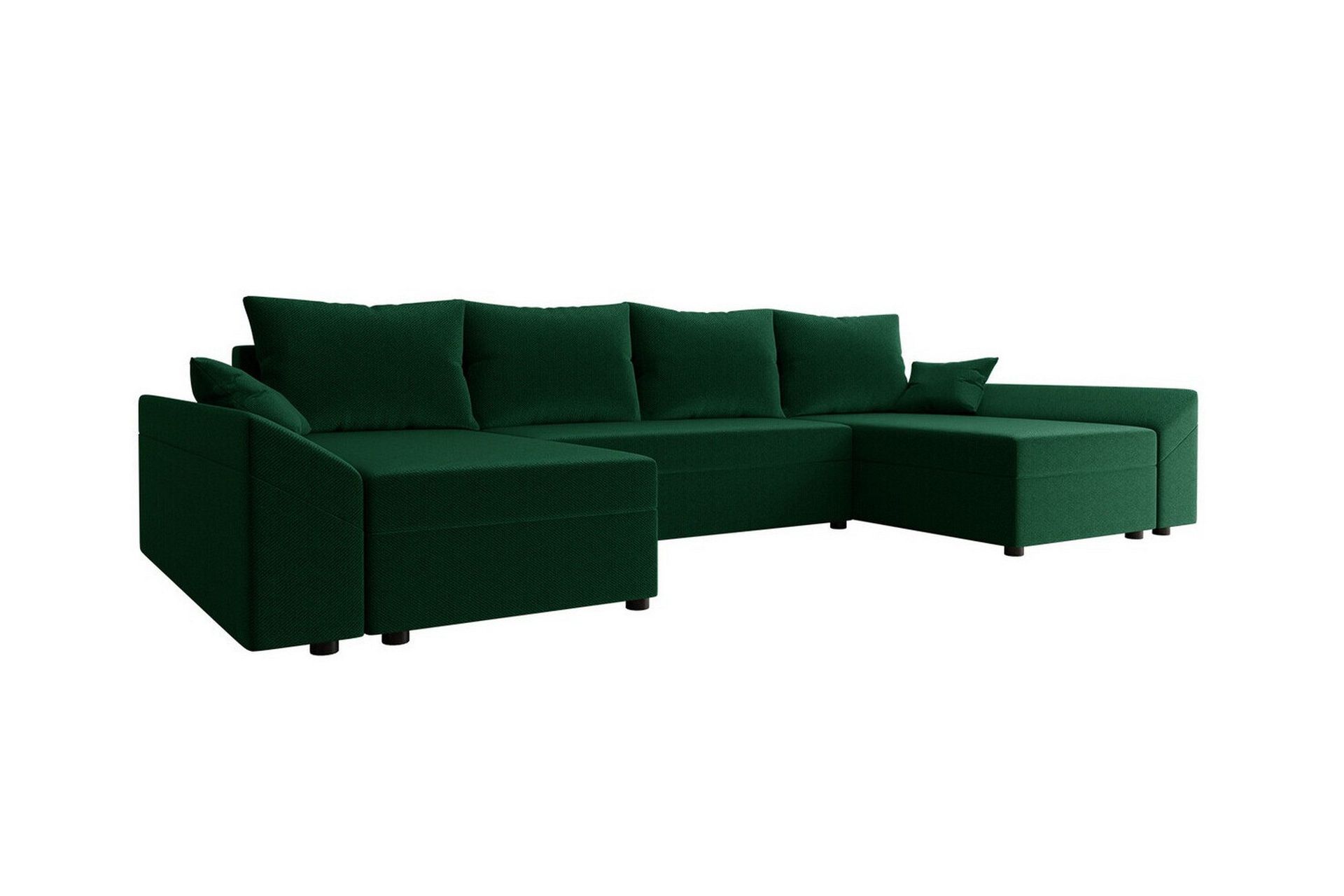 Midfeld 4-sits H&ouml;rnb&auml;ddsoffa NO_BRAND Dark green -