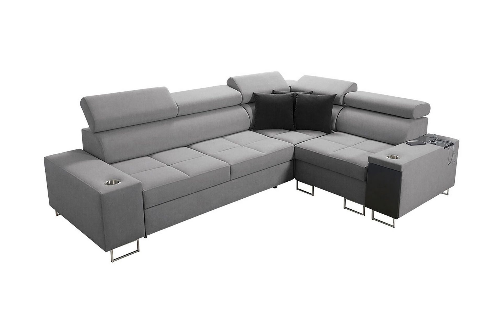 Morenia 3-sits H&ouml;rnb&auml;ddsoffa Universal - Ljusgr&aring;