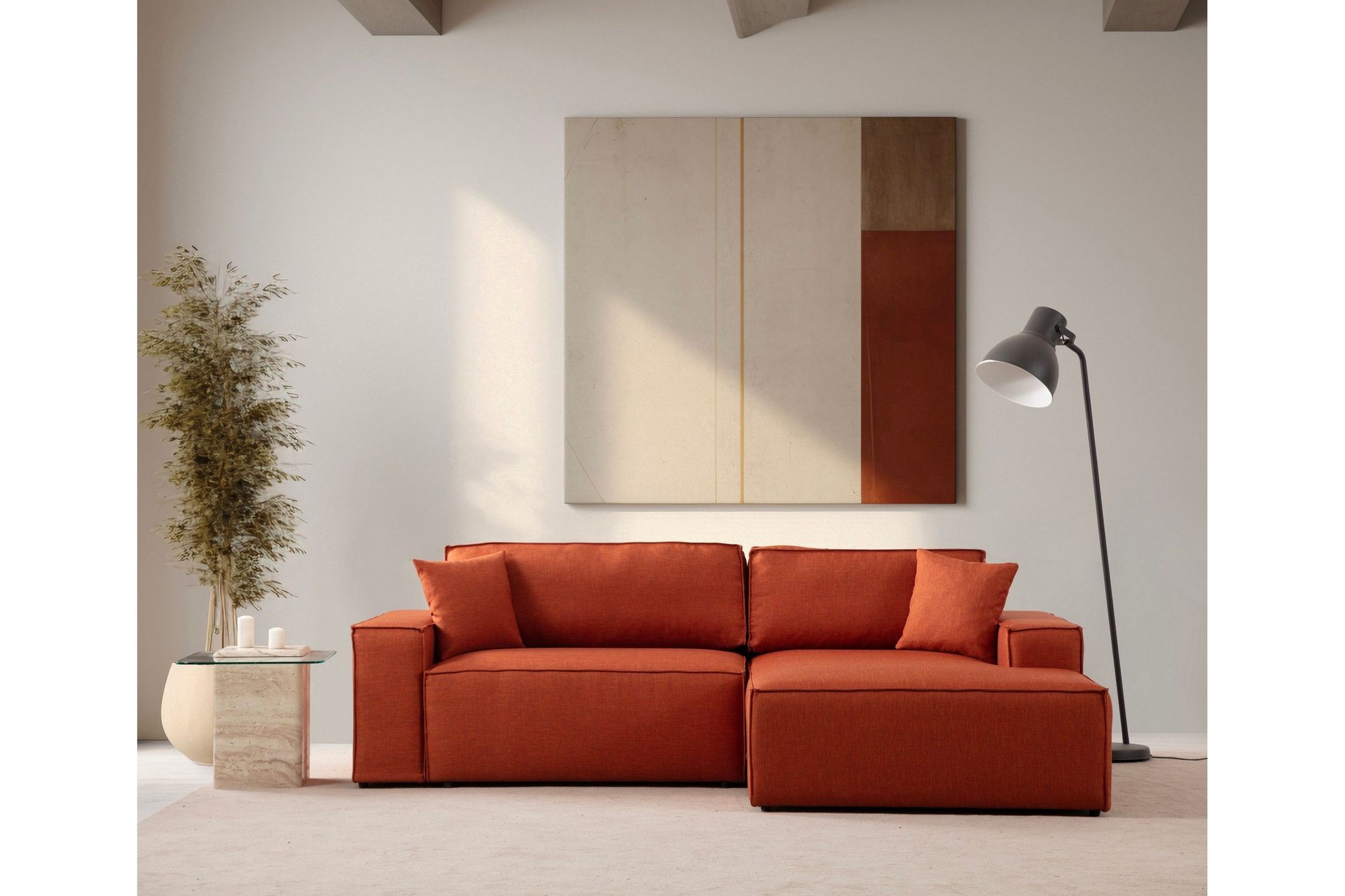 Munehiro H&ouml;rnb&auml;ddsoffa - Orange