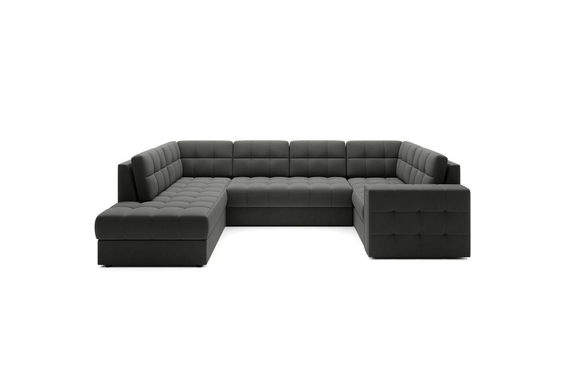 Sektionssoffa Eltap Blewett 299x198x82 cm - Sola 6, M&ouml;rkgr&aring;, V&auml;nster