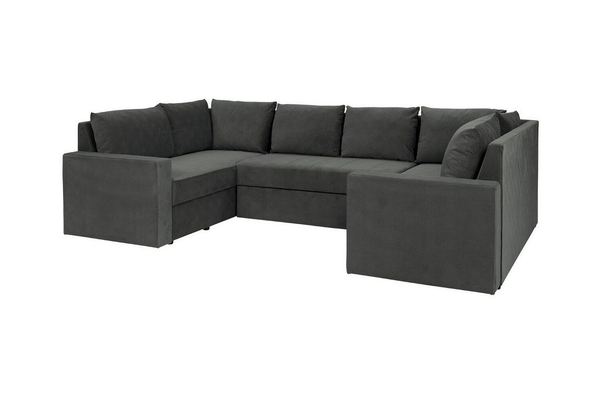 Staffin 4-sits Hörnbäddsoffa Dark grey -
