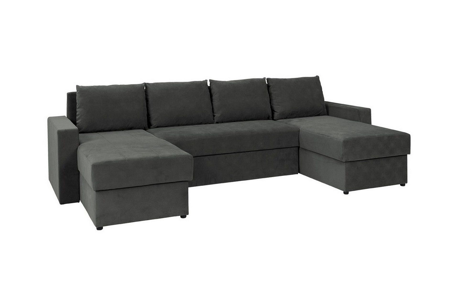 Staffin 4-sits H&ouml;rnb&auml;ddsoffa Dark grey -