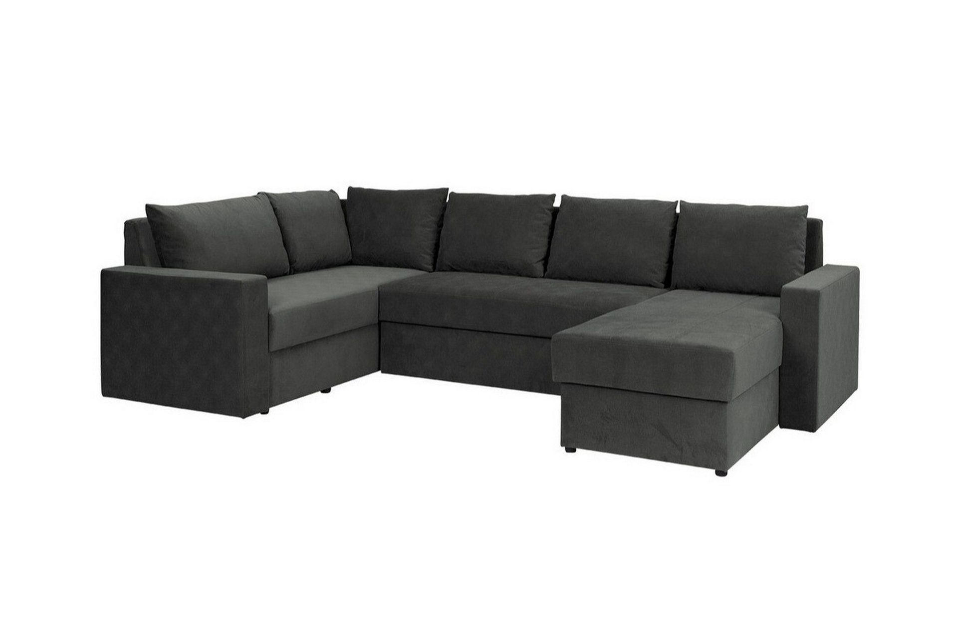 Staffin 4-sits H&ouml;rnb&auml;ddsoffa Dark grey -