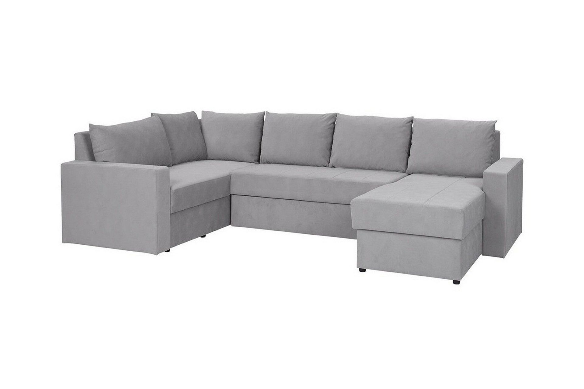 Staffin 4-sits Hörnbäddsoffa Ljusgrå -