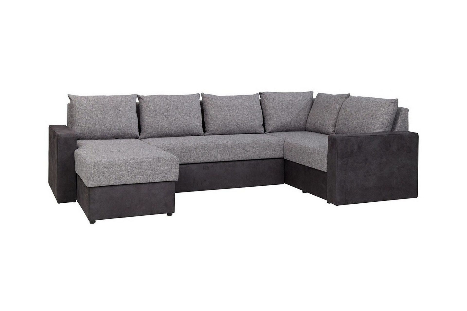 Staffin 4-sits Hörnbäddsoffa NO_BRAND Dark grey/Light grey -