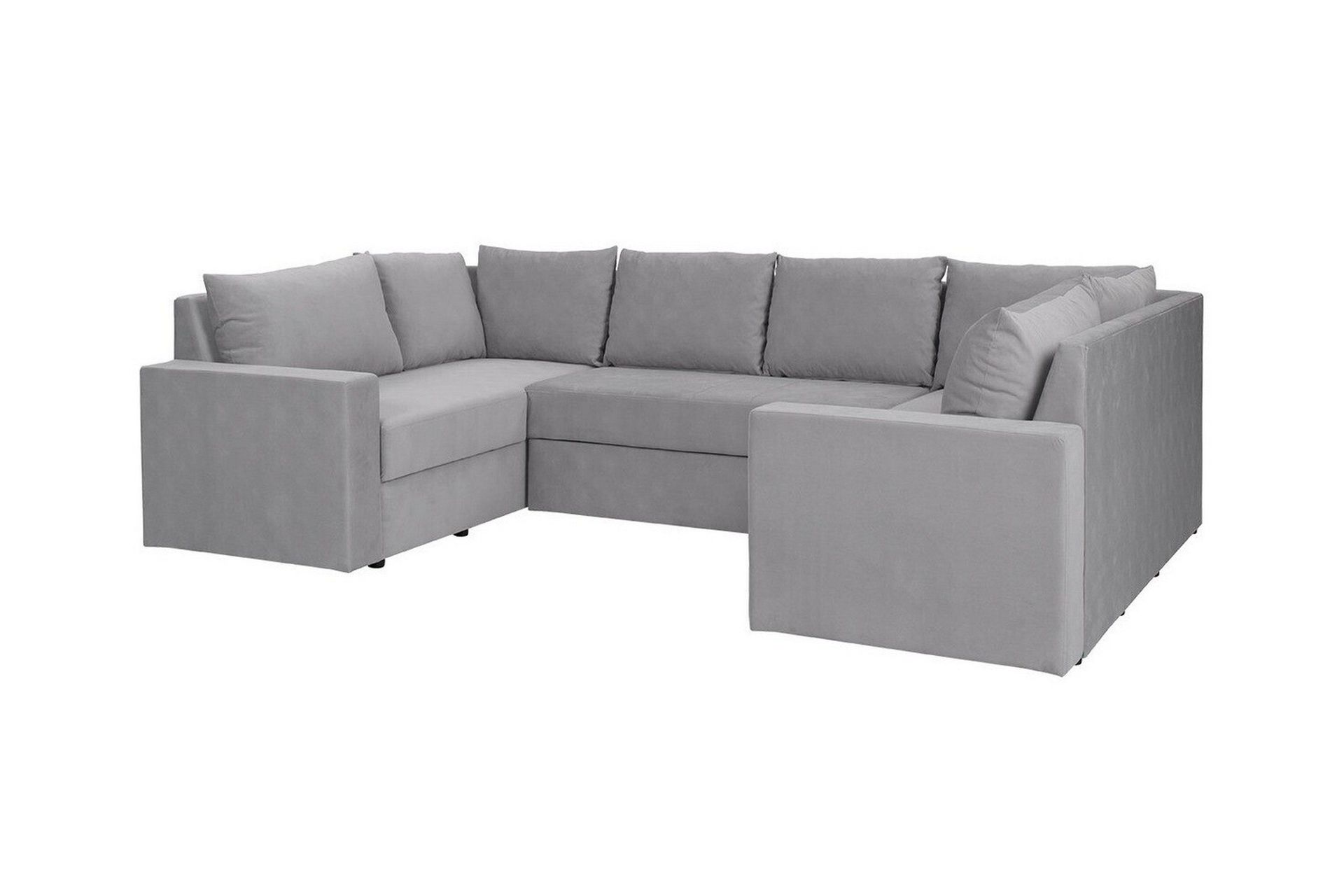 Staffin 4-sits H&ouml;rnb&auml;ddsoffa NO_BRAND Light grey/Dark grey -