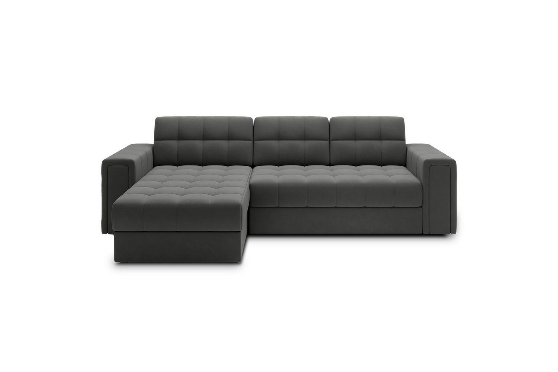 Hörnsoffa Eltap Blenvi 260x150x82 cm - Sola 06, Mörkgrå