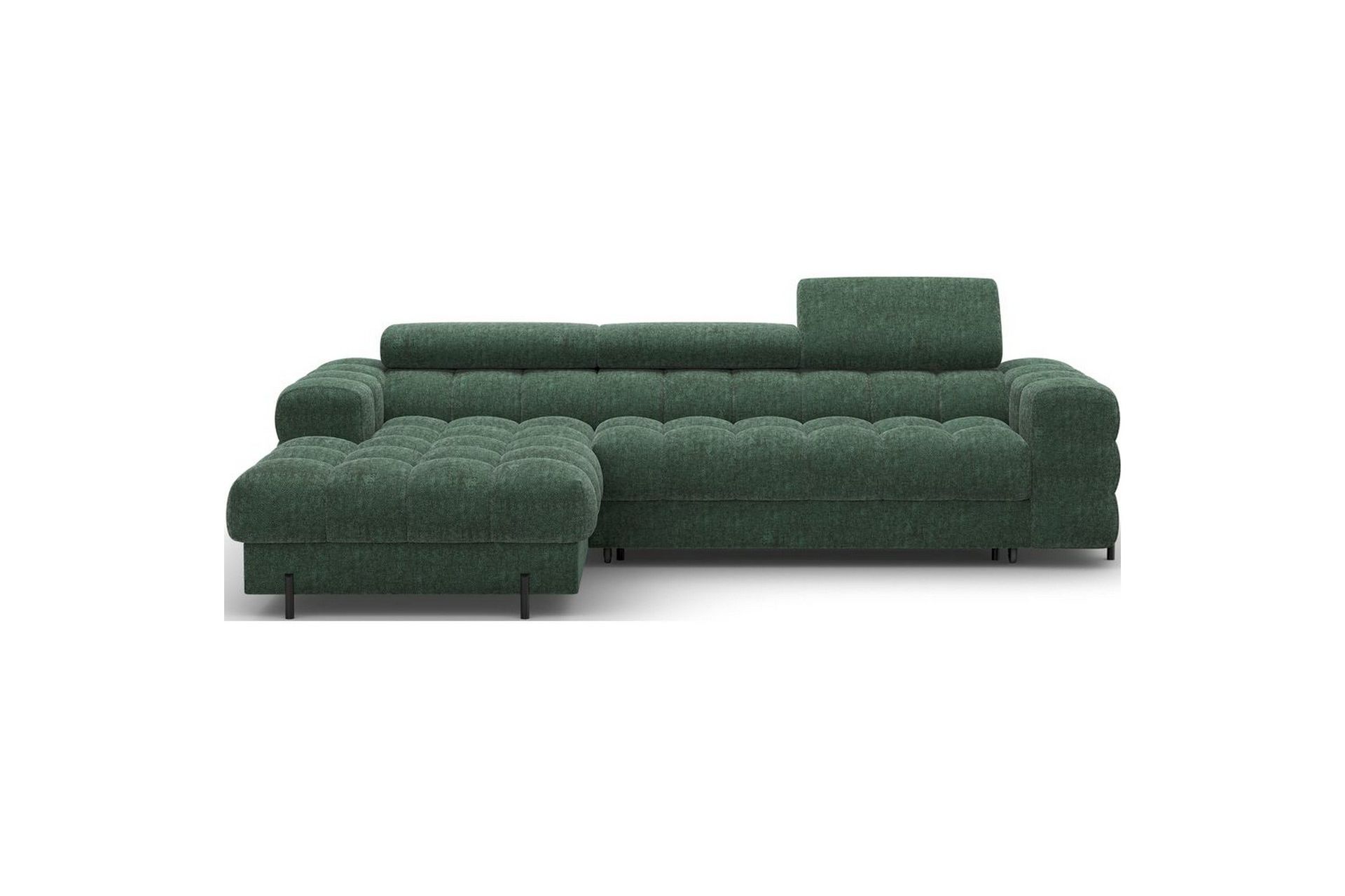 Hörnsoffa Eltap Felro 285x181x93 cm - Amore 35, Grön, Vänster