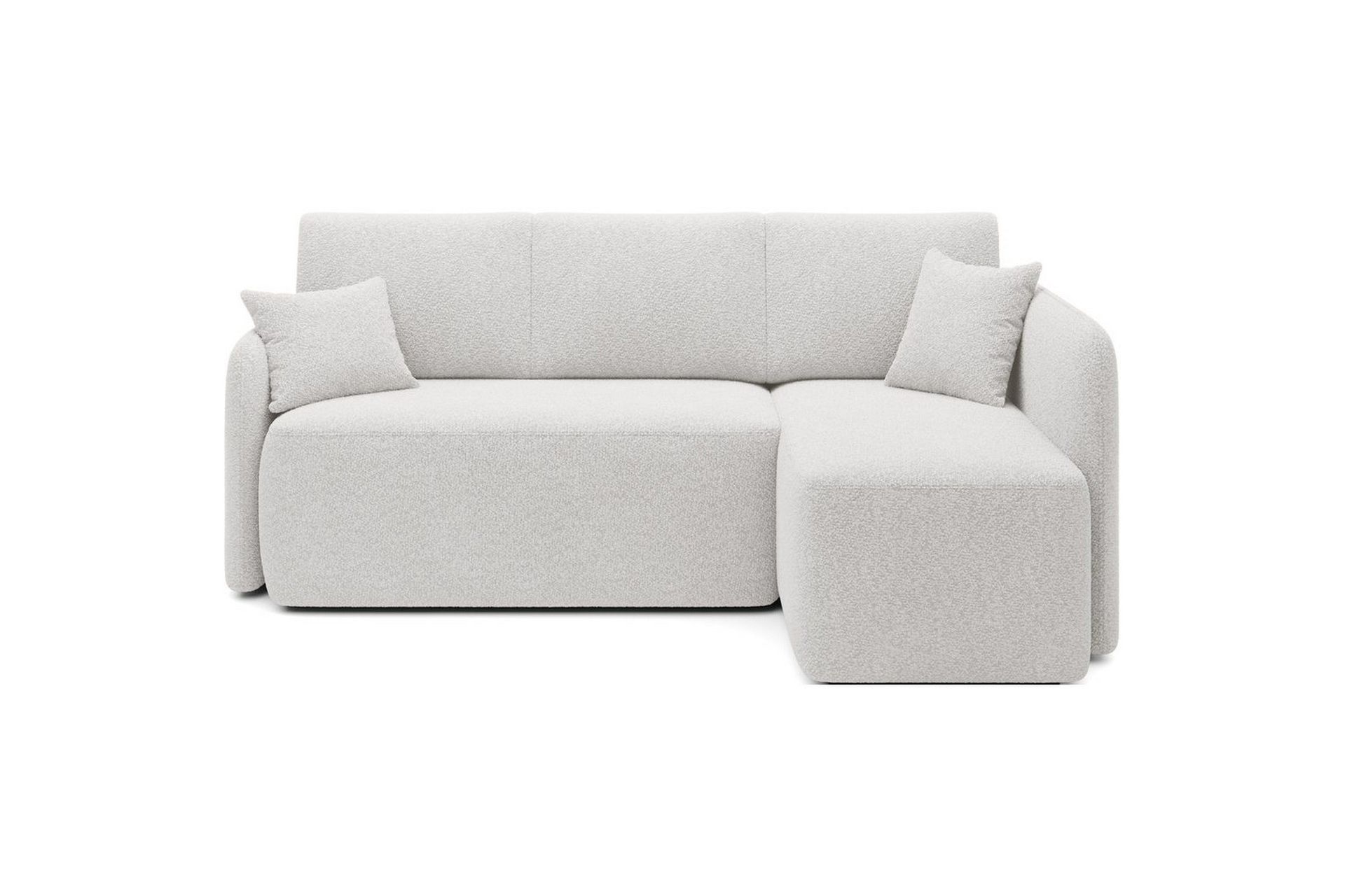 Hörnsoffa Eltap Hadson 206x150x89 cm - Royal 01, Vit, Höger