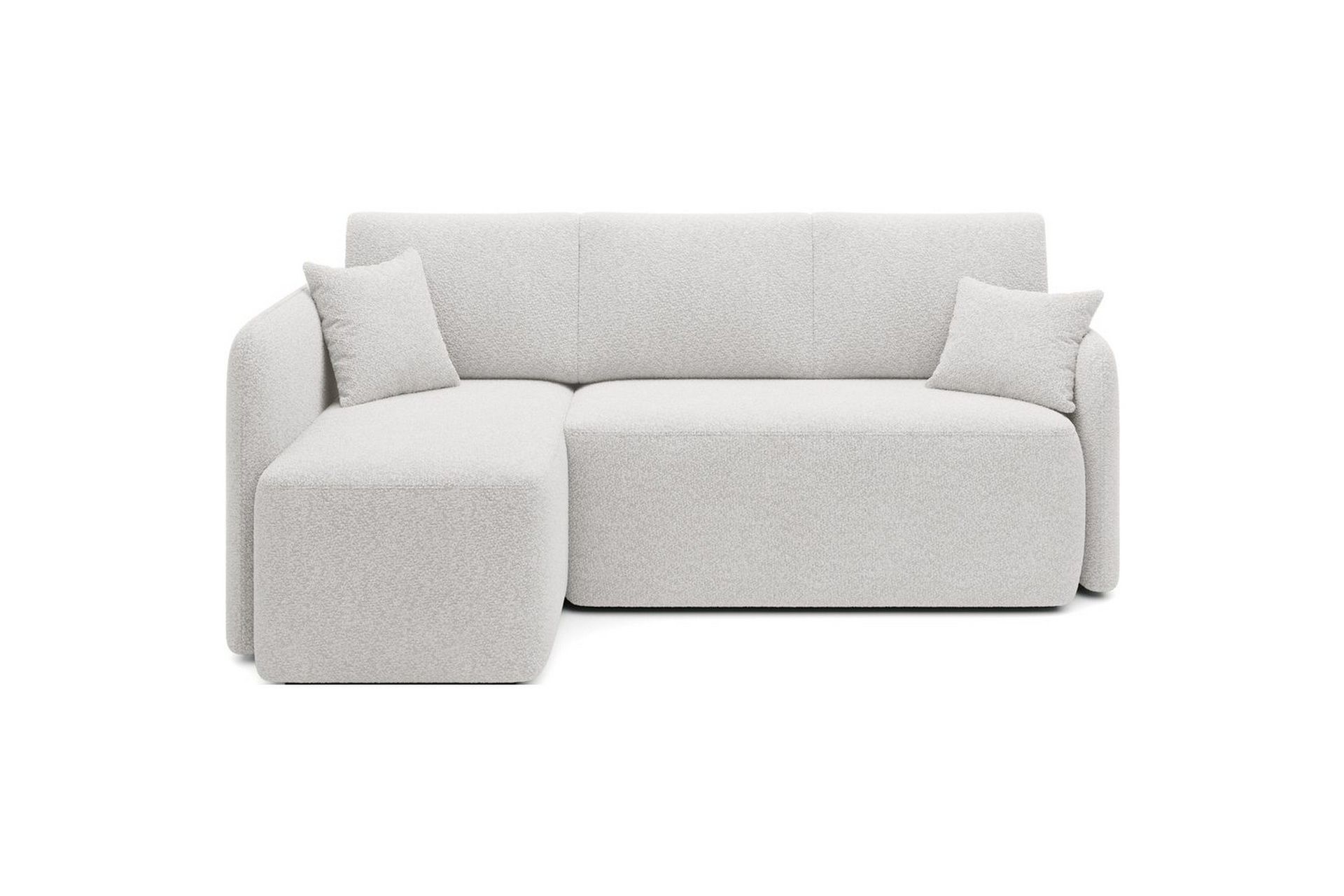 Hörnsoffa Eltap Hadson 206x150x89 cm - Royal 01, Vit, Vänster