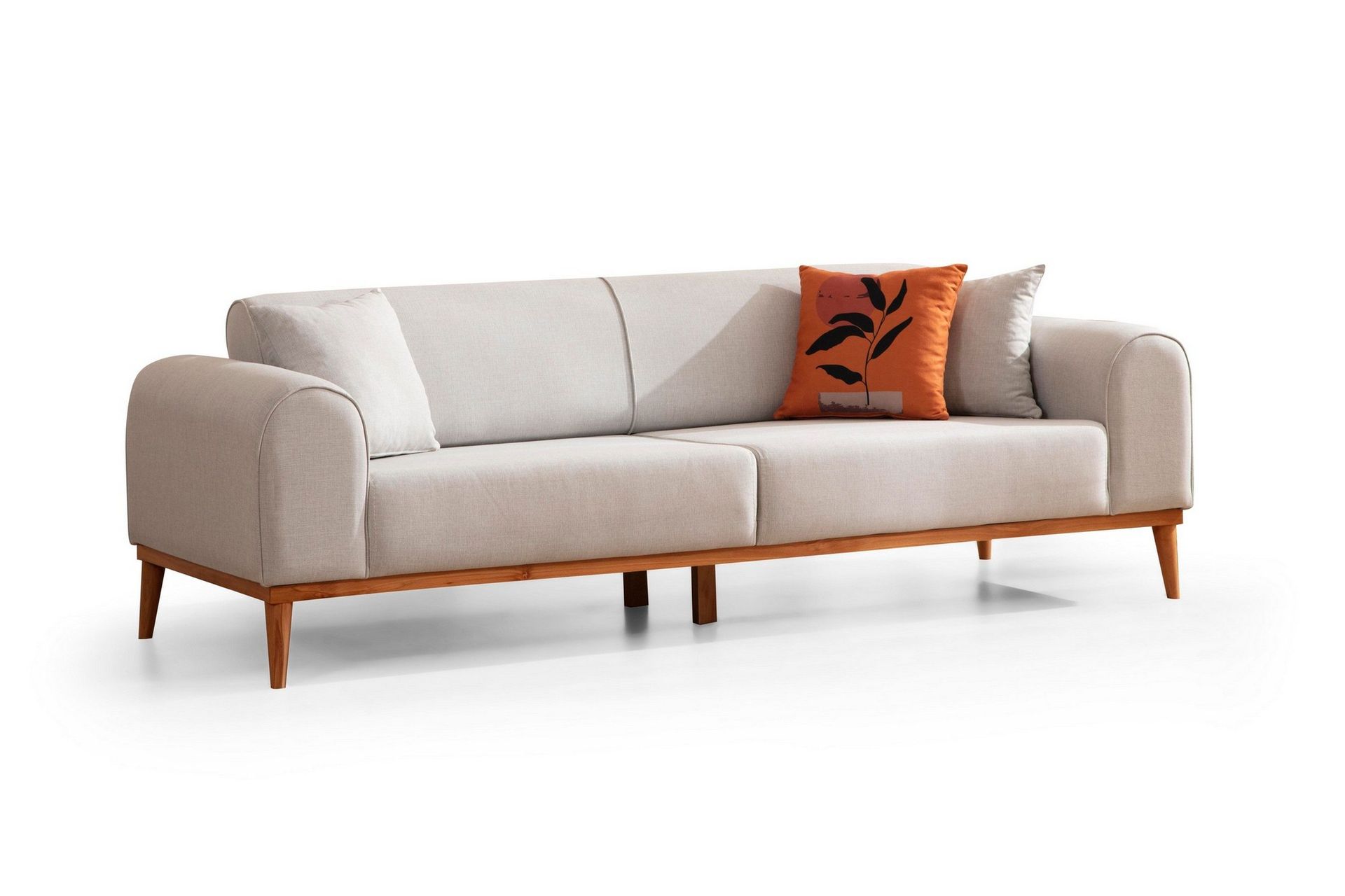 Kapri B&auml;ddsoffa 4-sits - Creme