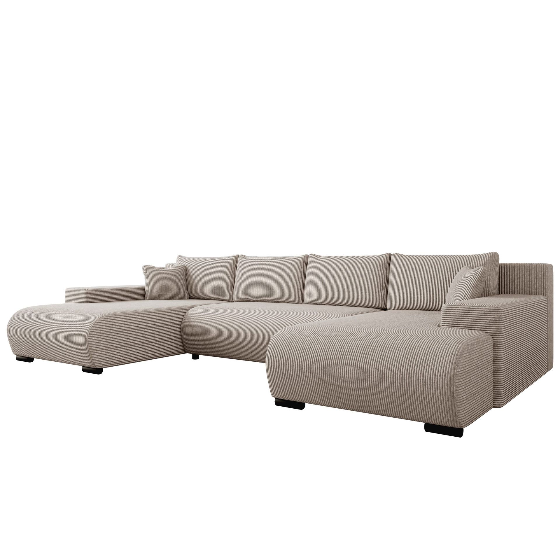 Krysen 5-sits U-Bäddsoffa med förvaring -