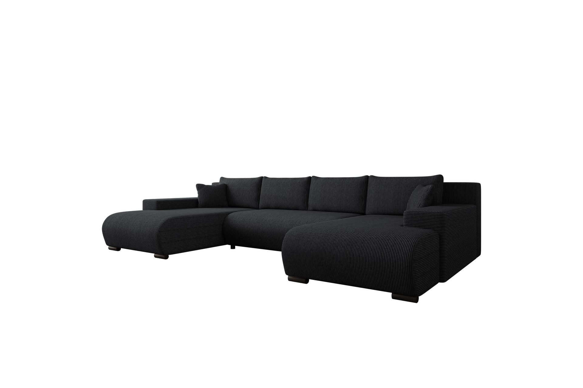 Krysen B&auml;ddsoffa Dubbeldivan 4-sits - Svart