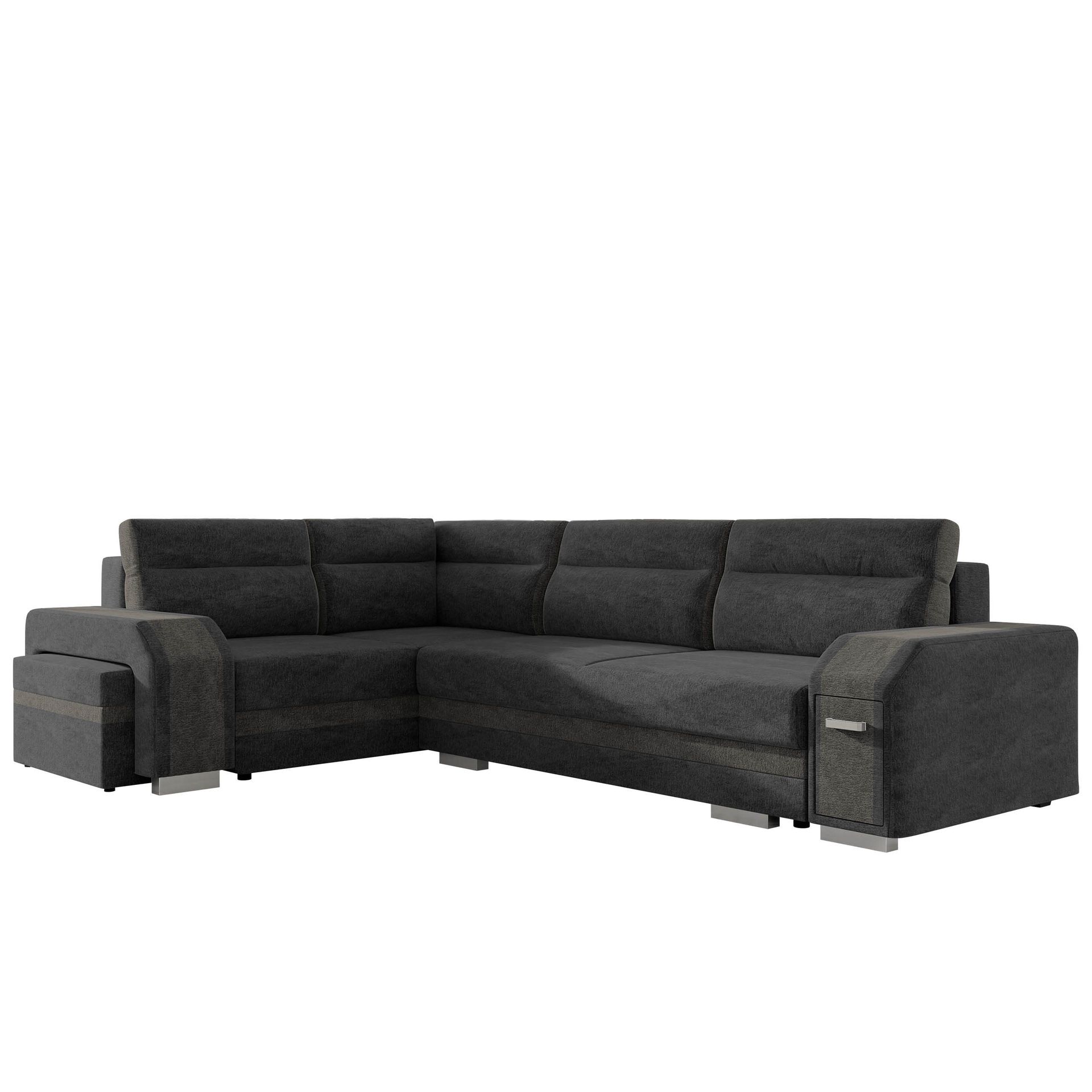Lesley 4-sits Hörnbäddsoffa med förvaring -