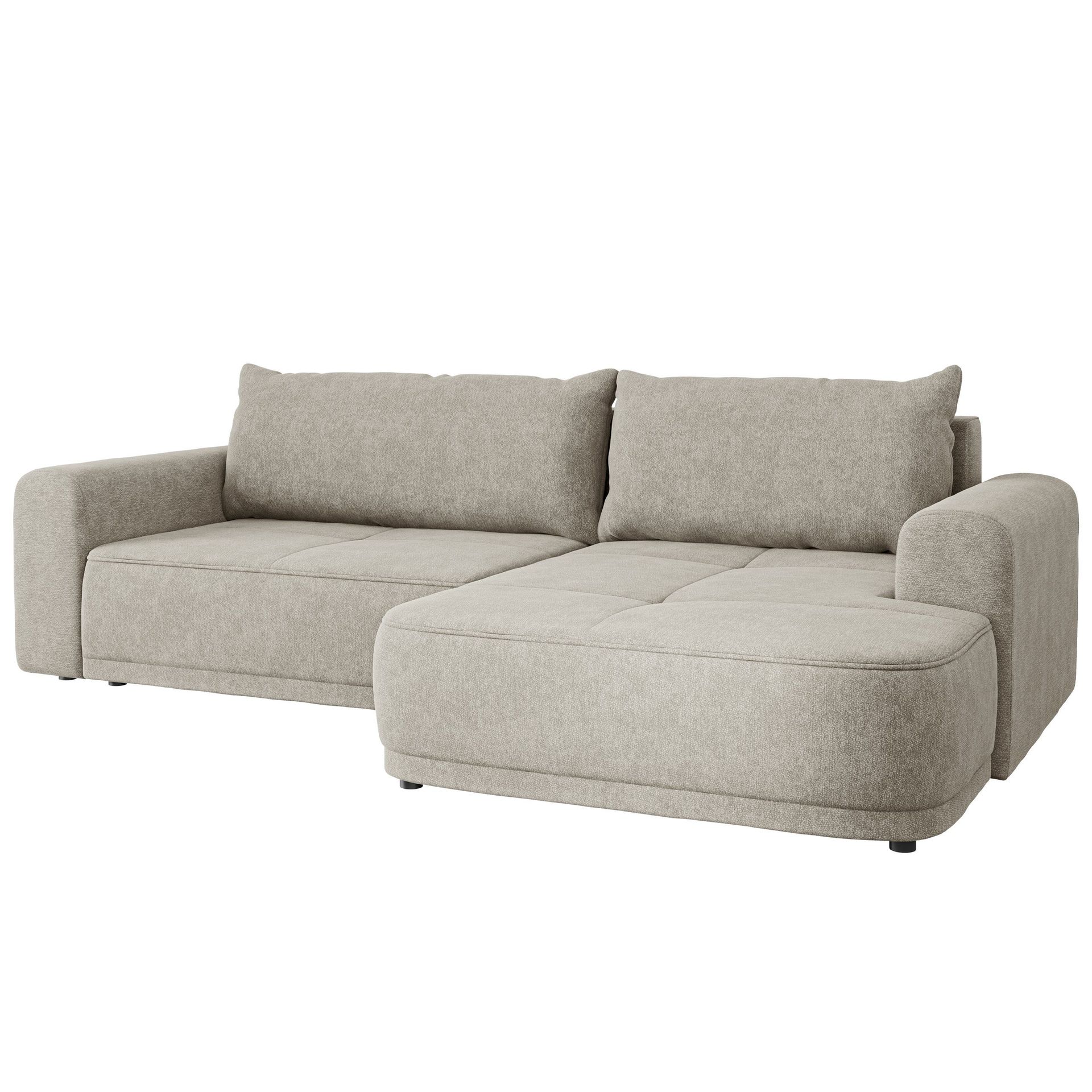 Malor 3-sits Bäddsoffa med divan Högervänd - beige
