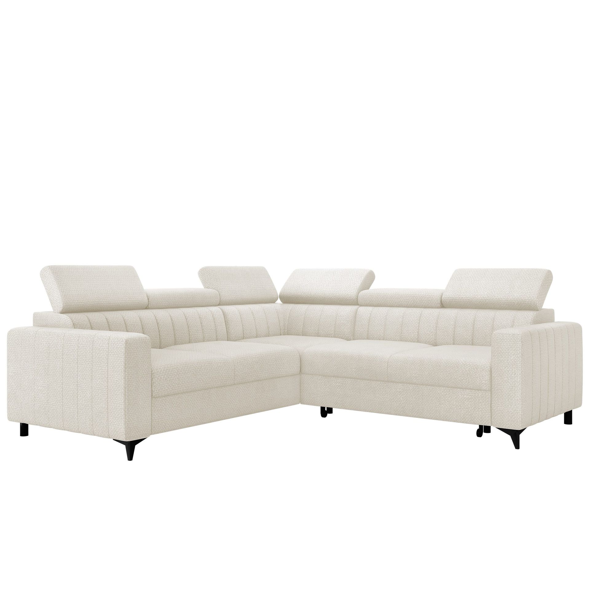 Milano 5-sits B&auml;ddsoffa h&ouml;rn med f&ouml;rvaring - Beige