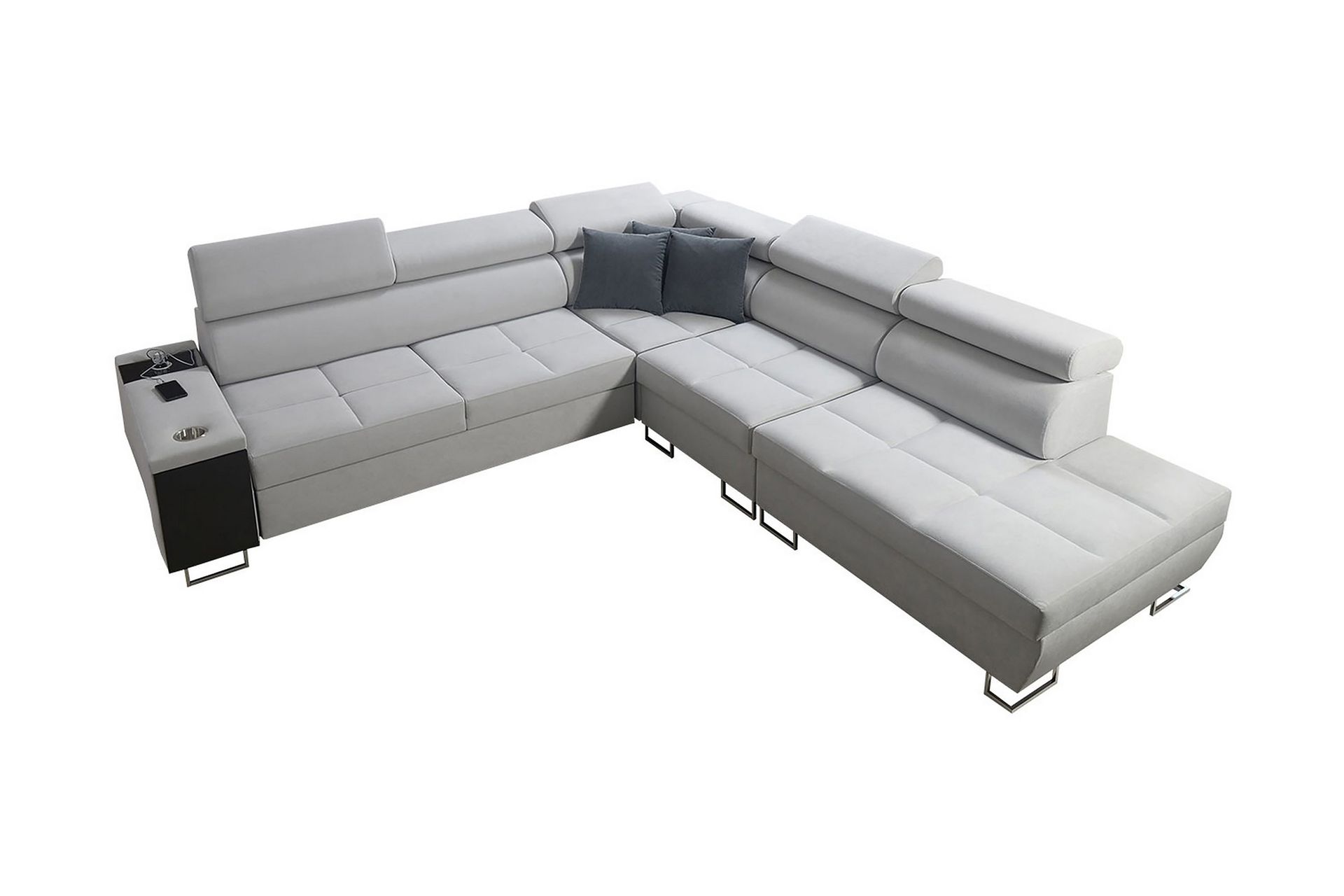 Morenia B&auml;ddsoffa m. Sch&auml;slong L-formad -