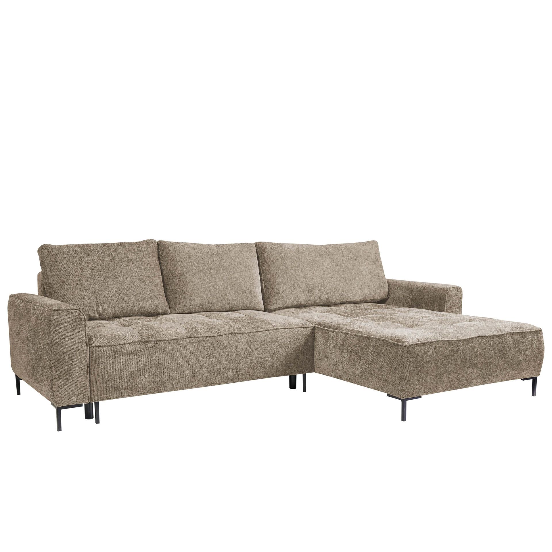 Morvian 3-sits Bäddsoffa med divan - brun