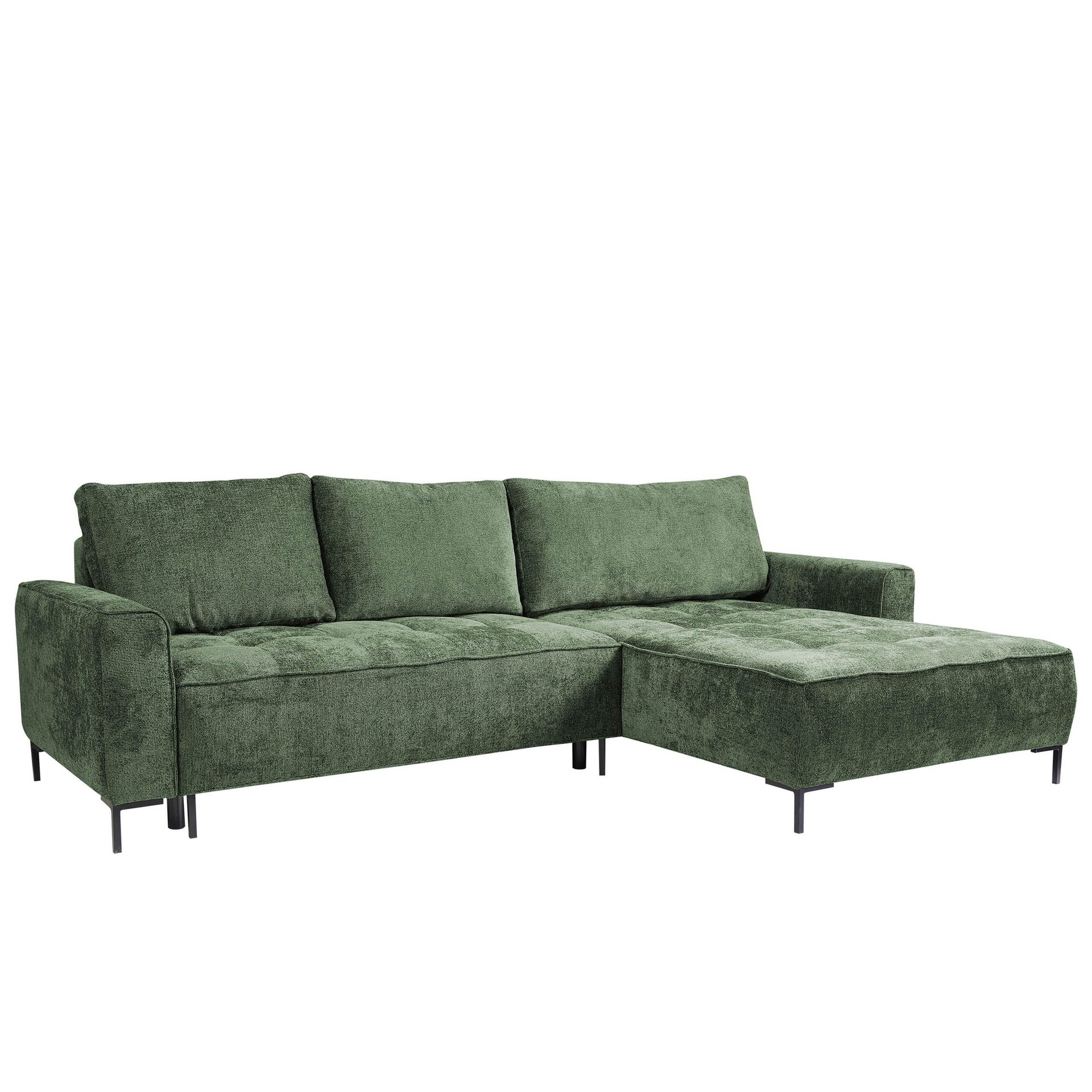 Morvian 3-sits Bäddsoffa med divan - grön