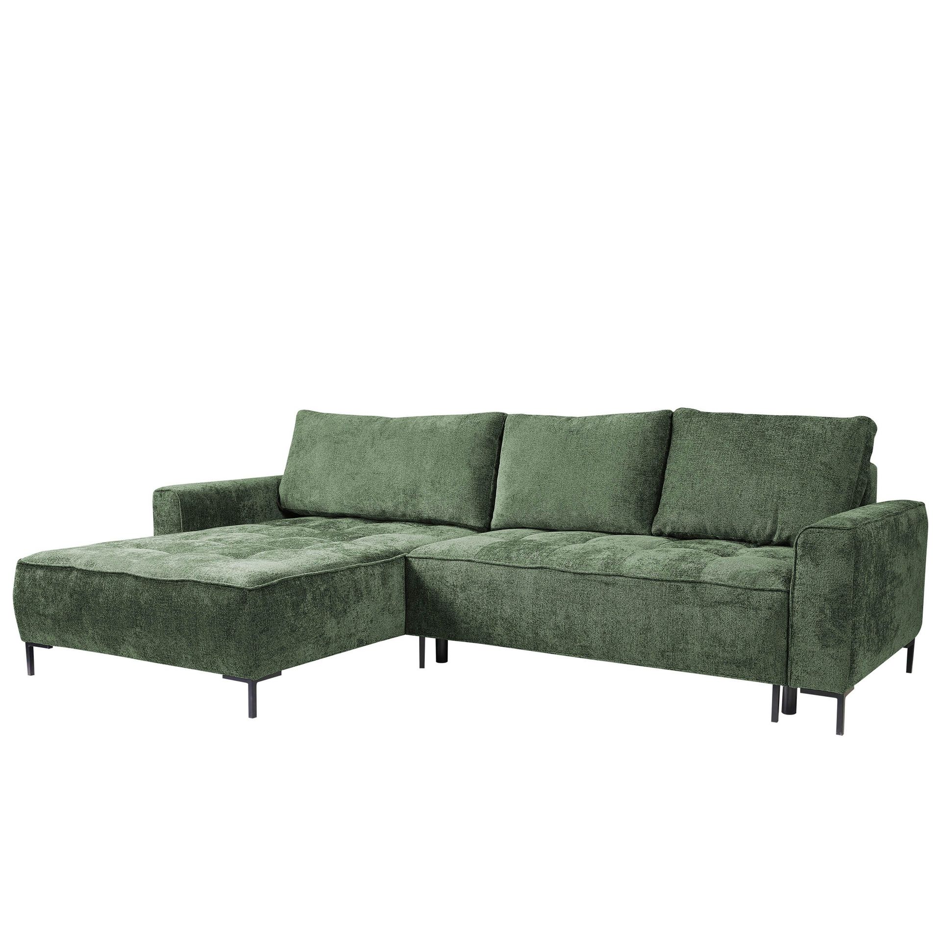 Morvian 3-sits Bäddsoffa med divan - grön