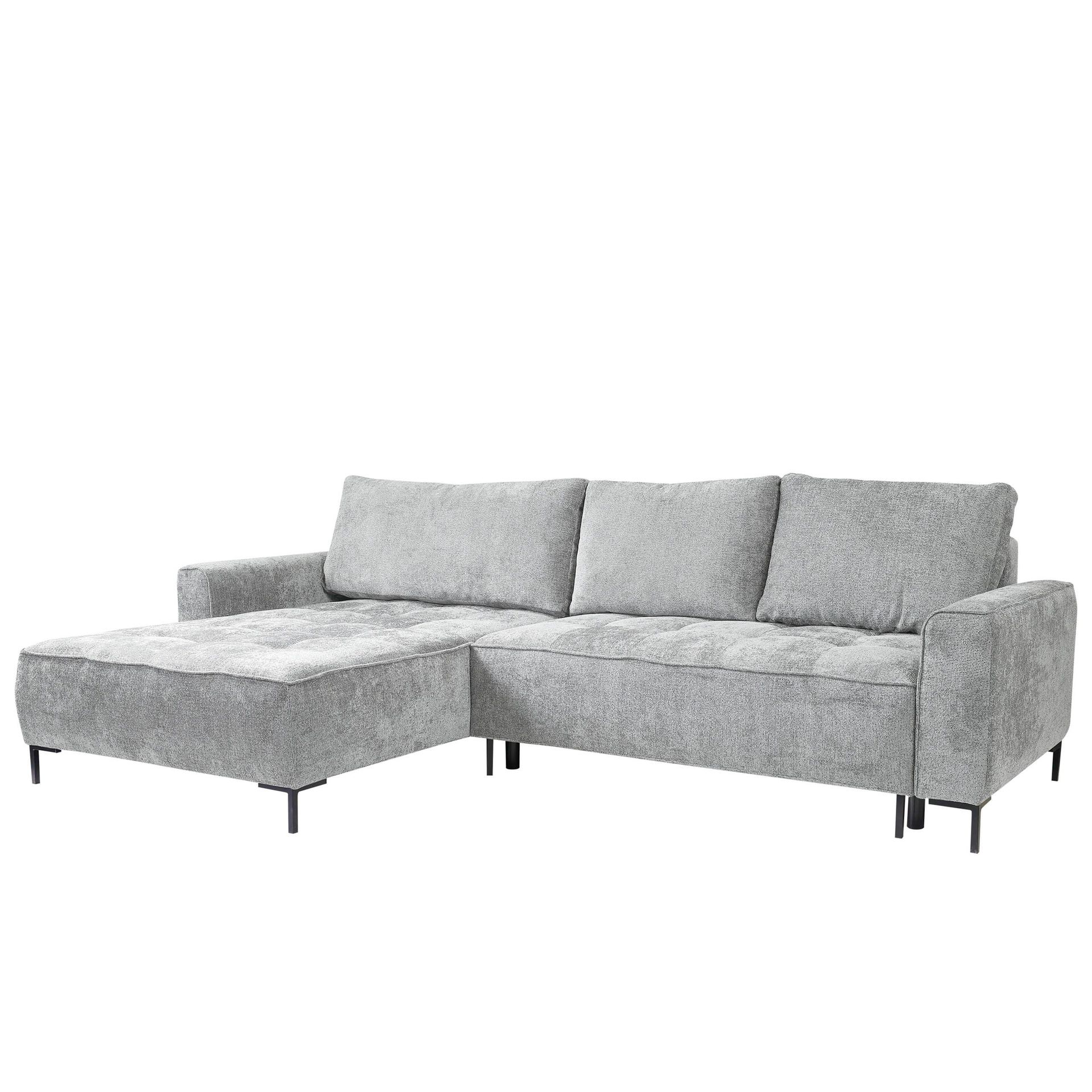 Morvian 3-sits Bäddsoffa med divan - ljusgrå