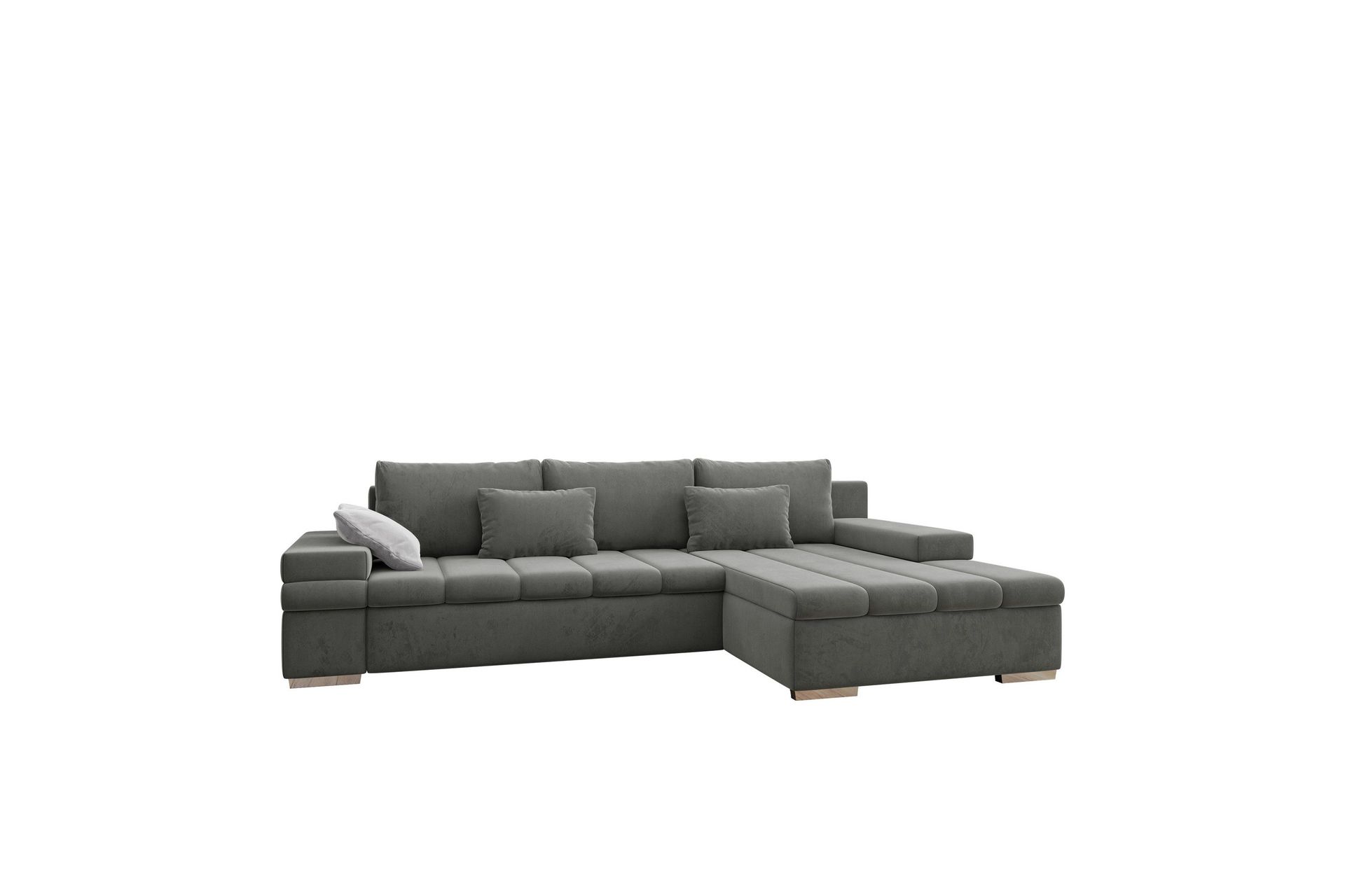 Naoma B&auml;ddsoffa med Divan 4-sits - Gr&aring;