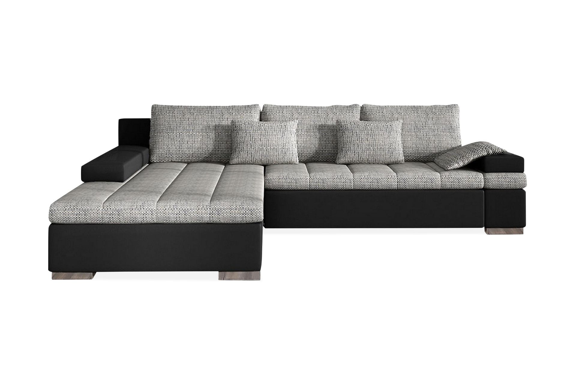 Naoma Divanbäddsoffa 310x175x83 cm - Grå
