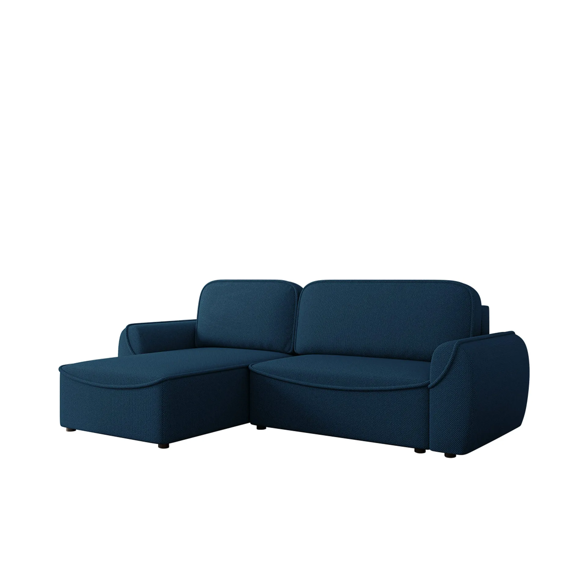 Navrel 3-sits Bäddsoffa med Divan och förvaring - Blå