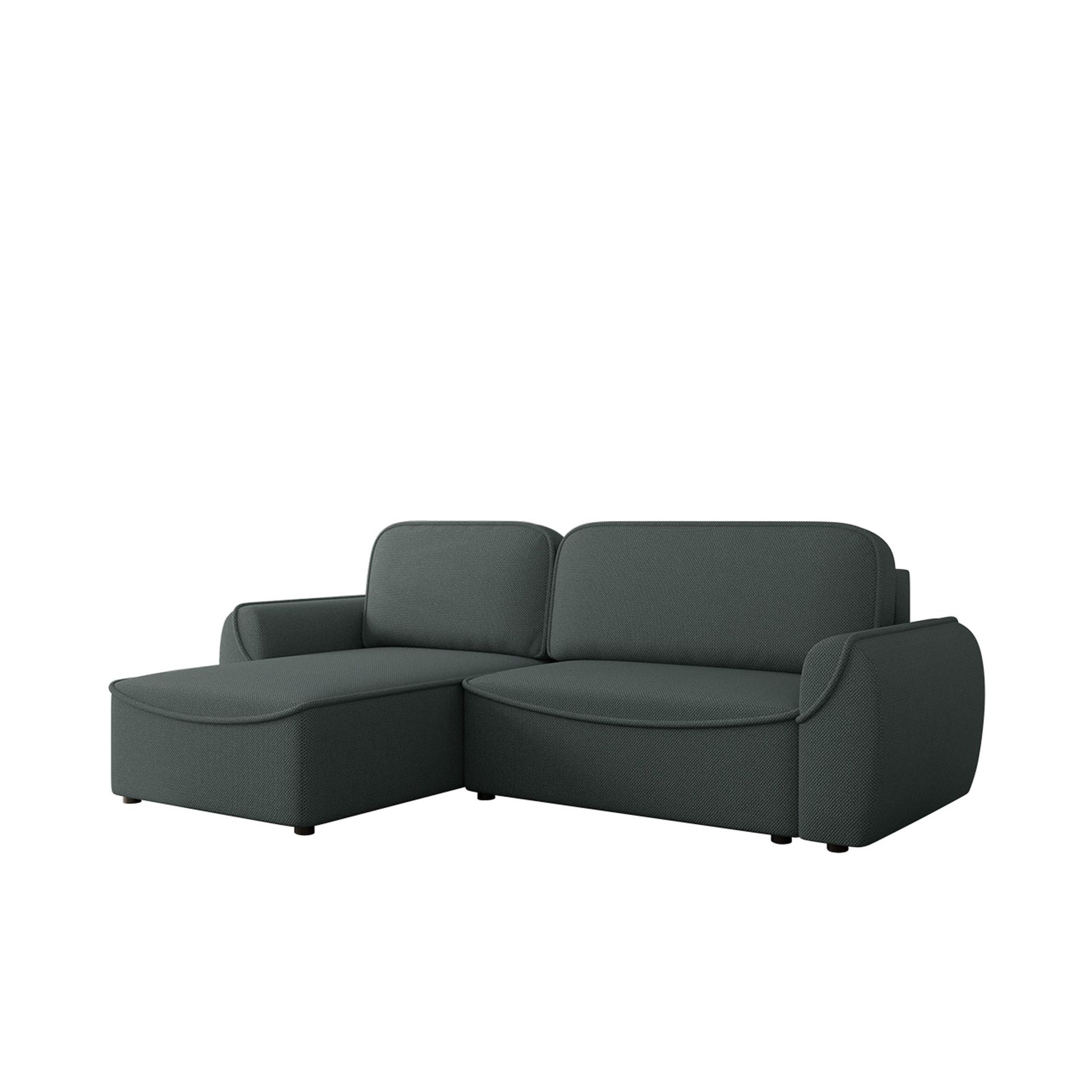 Navrel 3-sits Bäddsoffa med Divan och förvaring - Grå