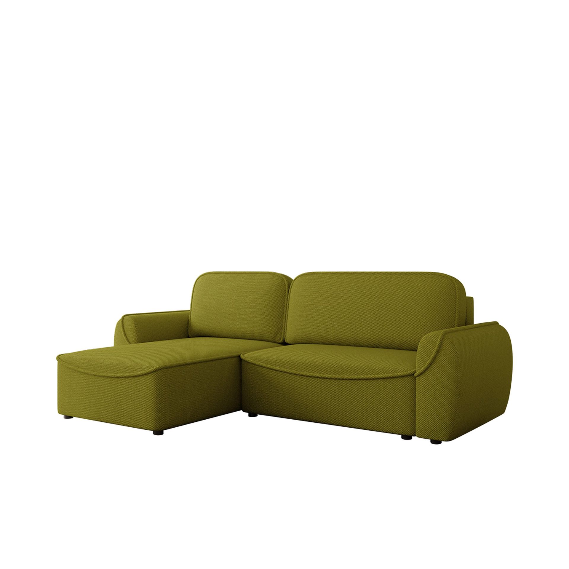 Navrel 3-sits Bäddsoffa med Divan och förvaring - Oliv