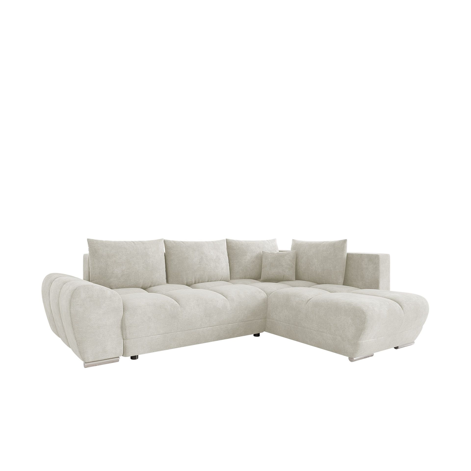 Ostra 4-sits B&auml;ddsoffa divan h&ouml;ger med f&ouml;rvaring - Beige