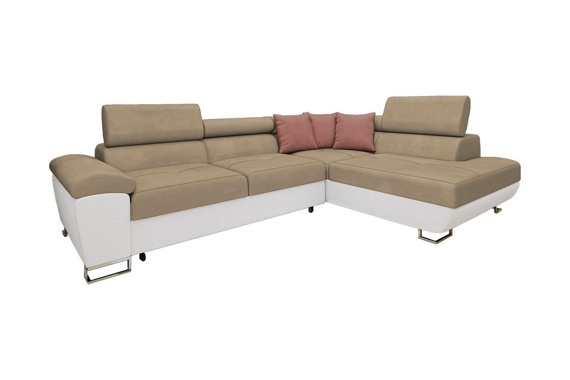 Reginia Bäddsoffa m. Schäslong L-formad -