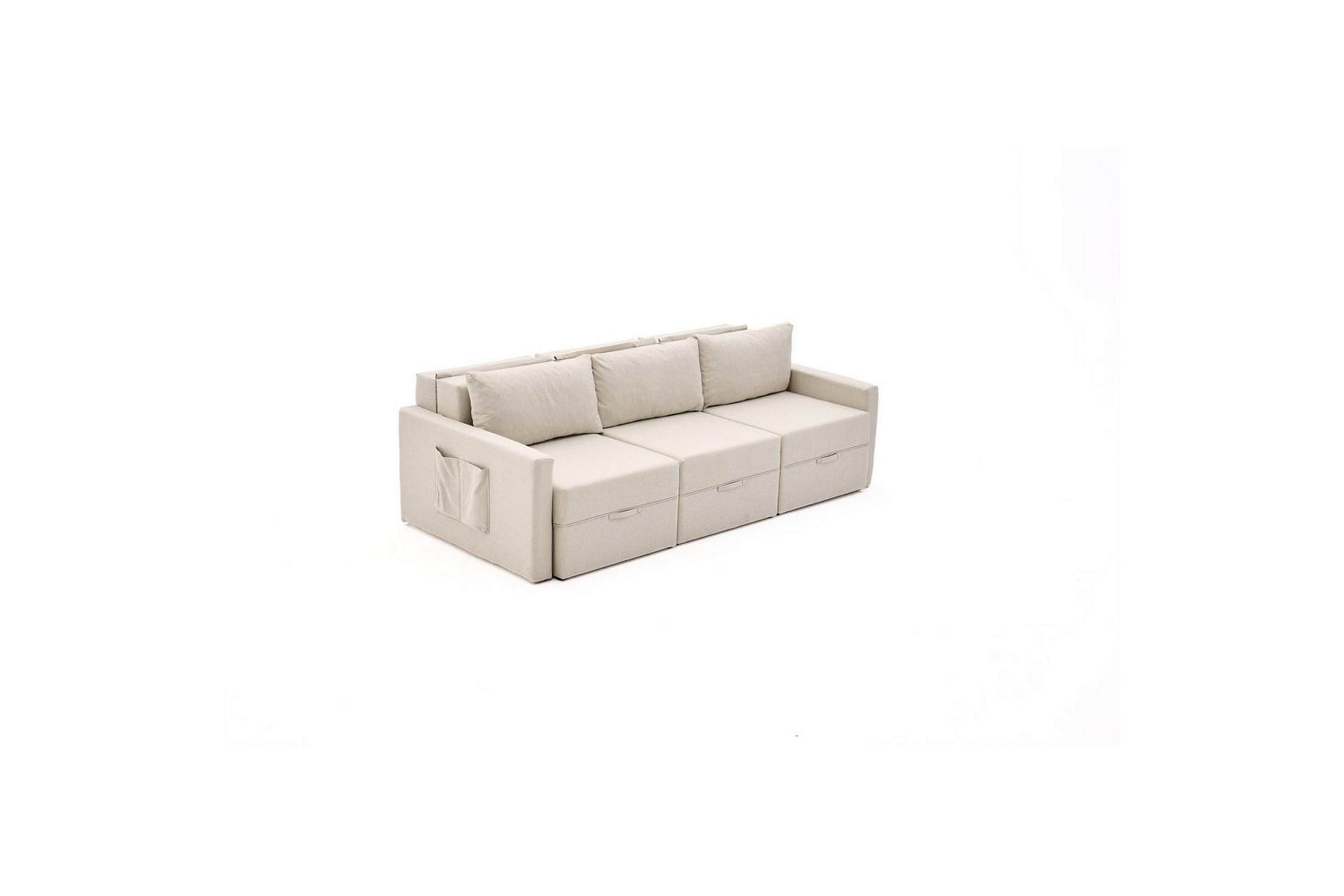 savra bäddsoffa 3-sits - cream